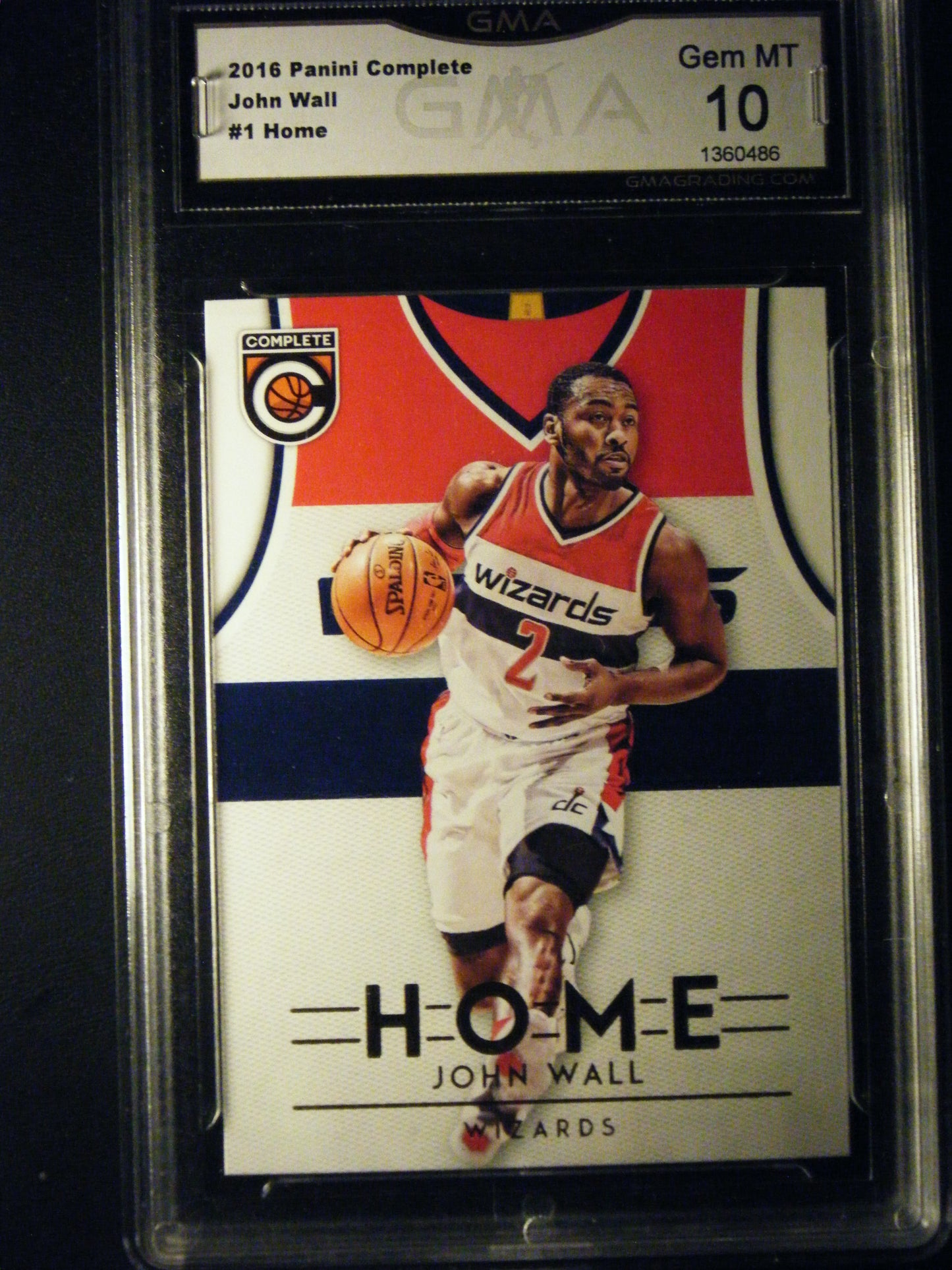 John Wall Home Panini Complete GMA 10