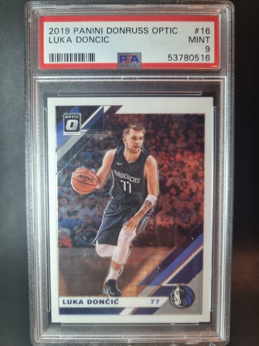 2019 Panini Donruss Optic #16 Luka Doncic PSA 9 Mint