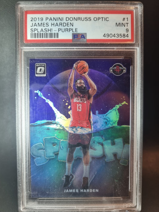 2017 Panini Contenders #77 James Harden Premium Edition PSA 9 Mint