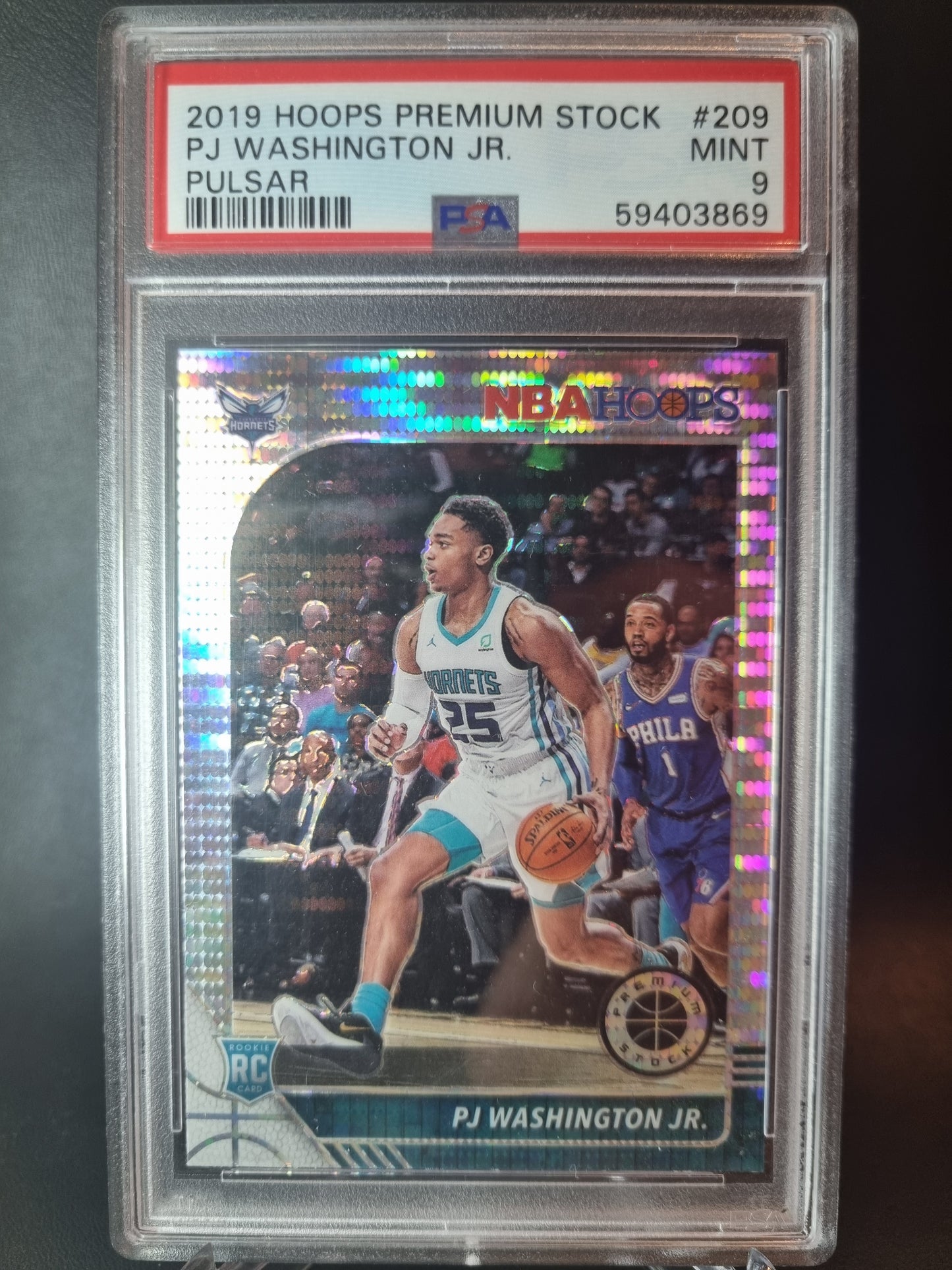 2019 Hoops Premium Stock #209 PJ Washington Junior Pulsar PSA 9 Mint