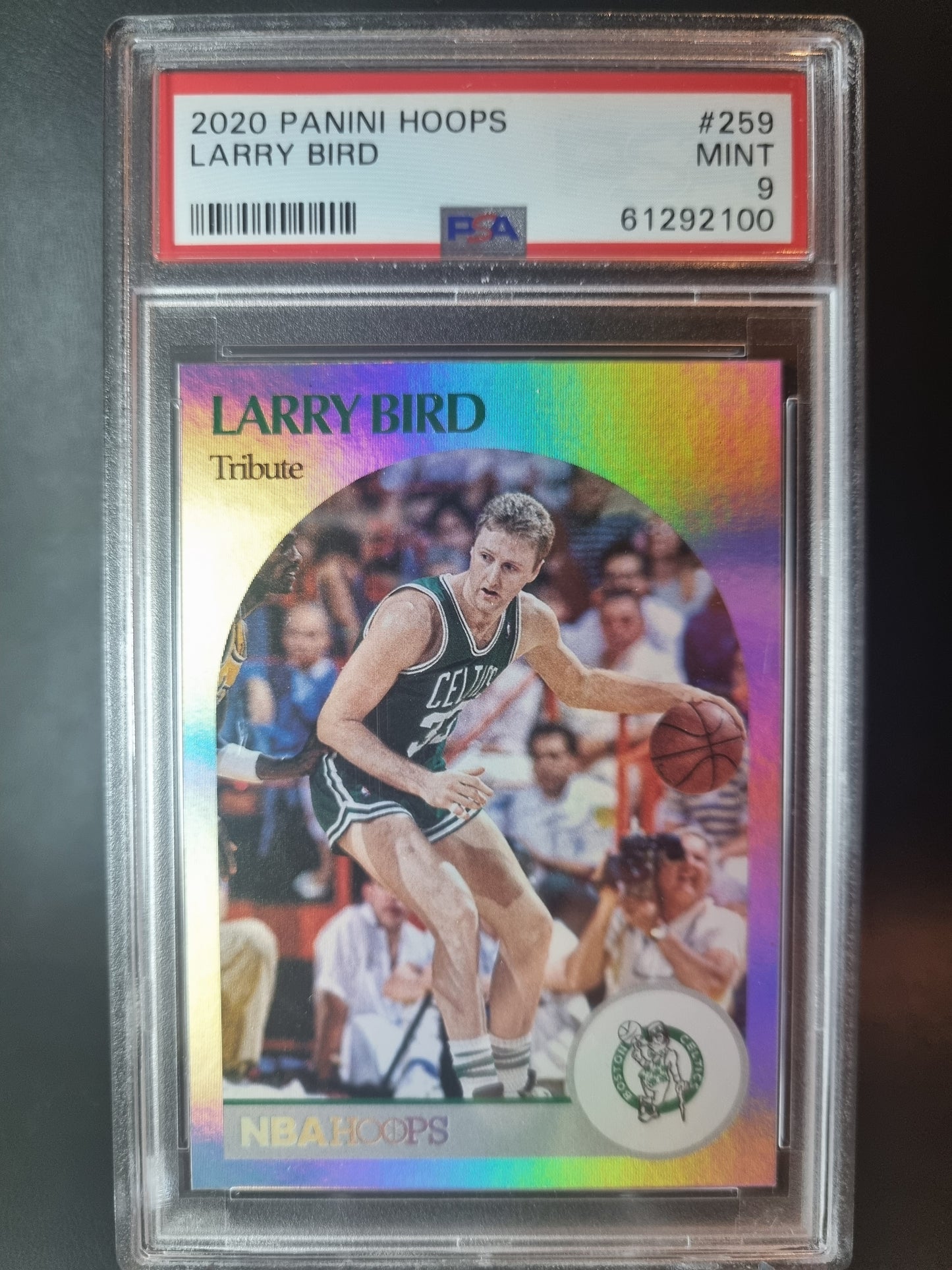 2020 Panini Hoops #259 Larry Bird PSA 9 Mint