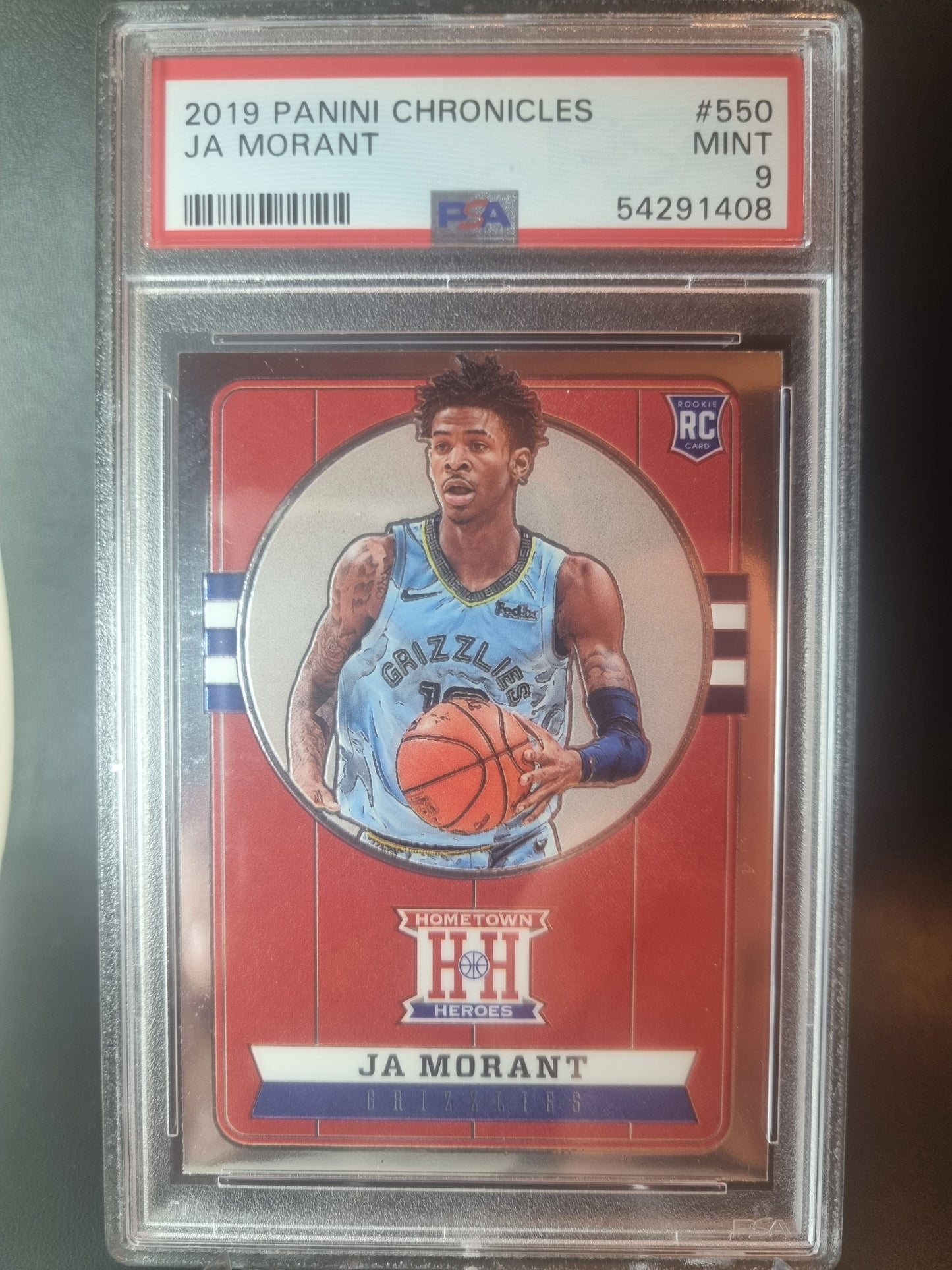 2019 Panini Chronicles #550 JA Morant Rookie Card PSA 9 Mint