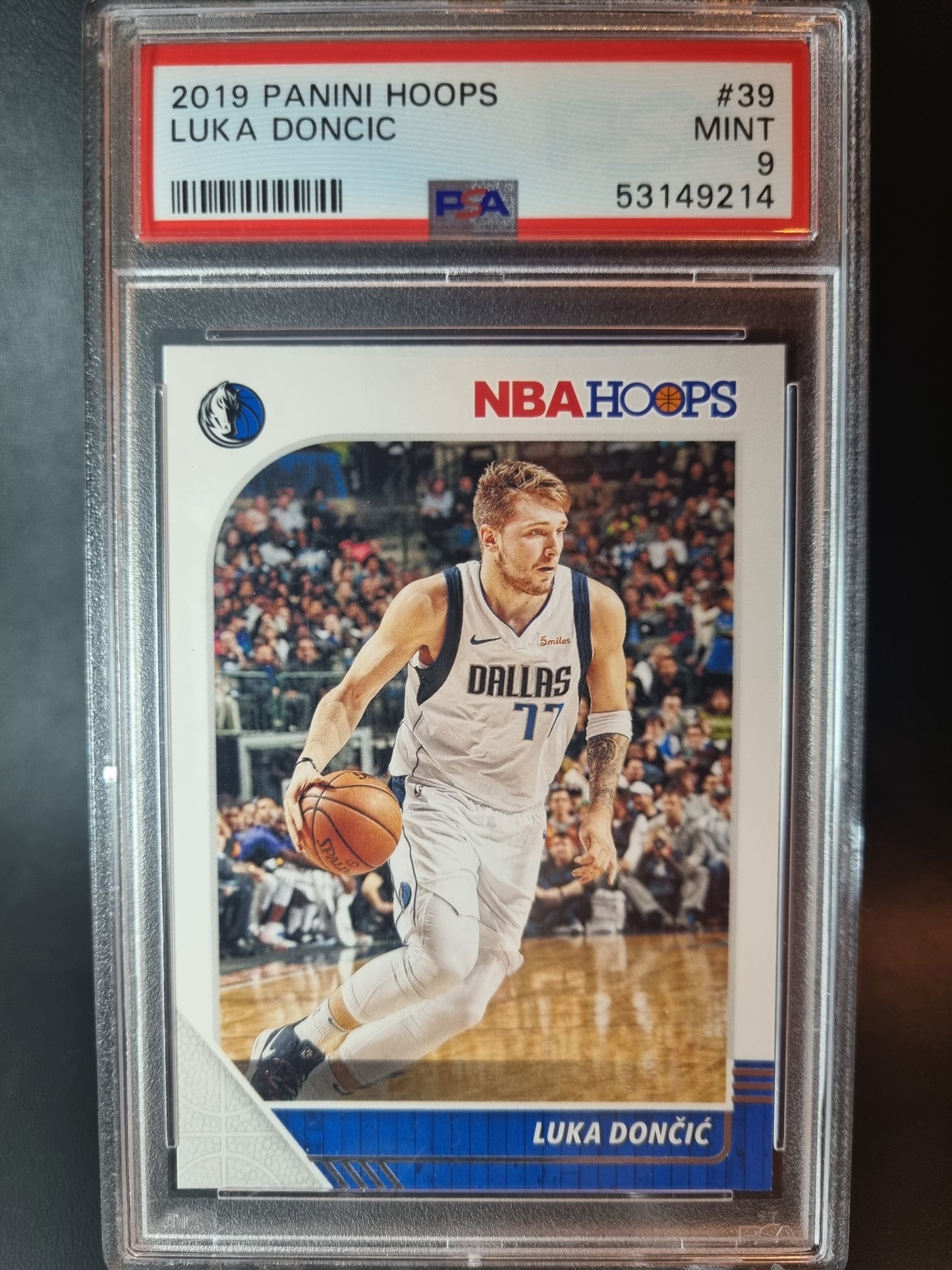 2019 Panini Hoops #39 Luka Doncic PSA 9 Mint