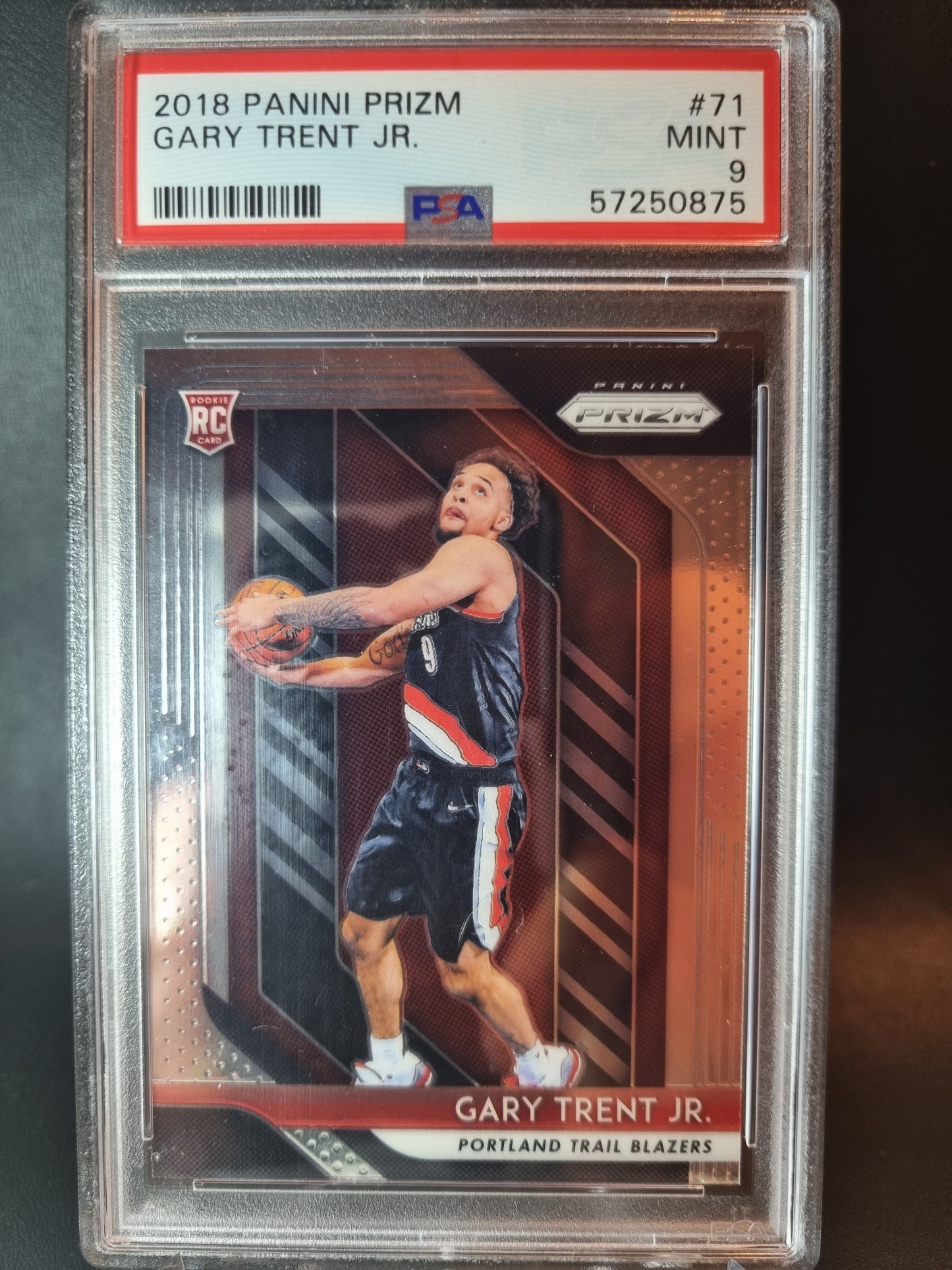 2018 Panini Prizm #71 Gary Trent Junior Rookie Card PSA 9 Mint