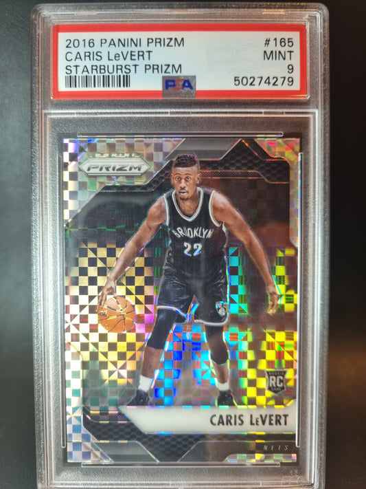 2016 Panini Prizm #165 Caris LeVert Rookie Card PSA 9 Mint