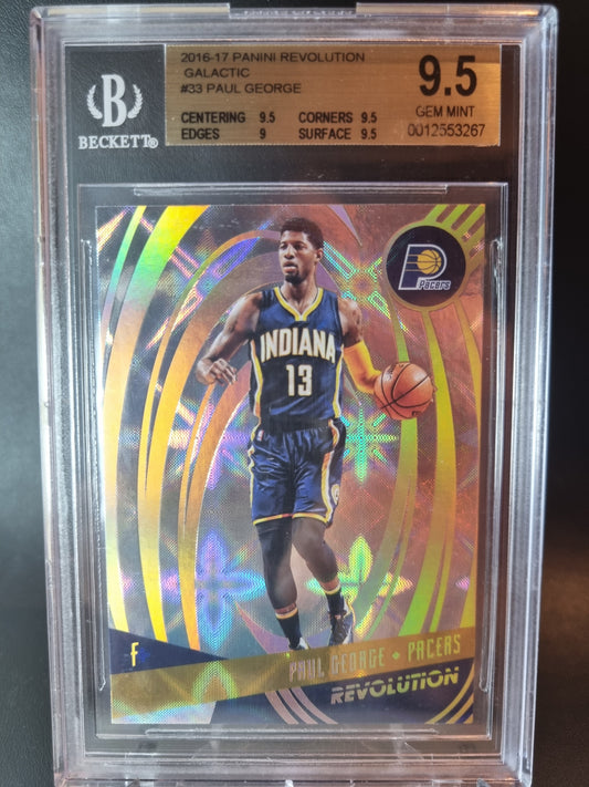 2017 Panini Revolution #33 Paul George BGS 9.5 Gem Mint