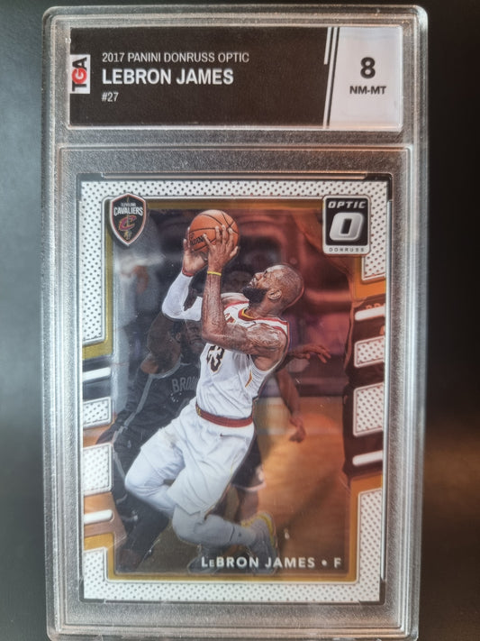 2017 Panini Donruss Optic #27 Lebron James TGA 8 Near Mint