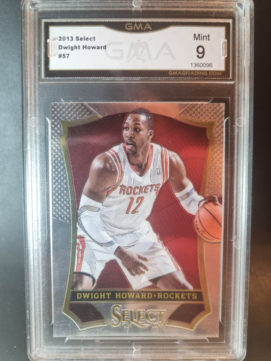 2013 Select #57 Dwight Howard GMA 9 Mint