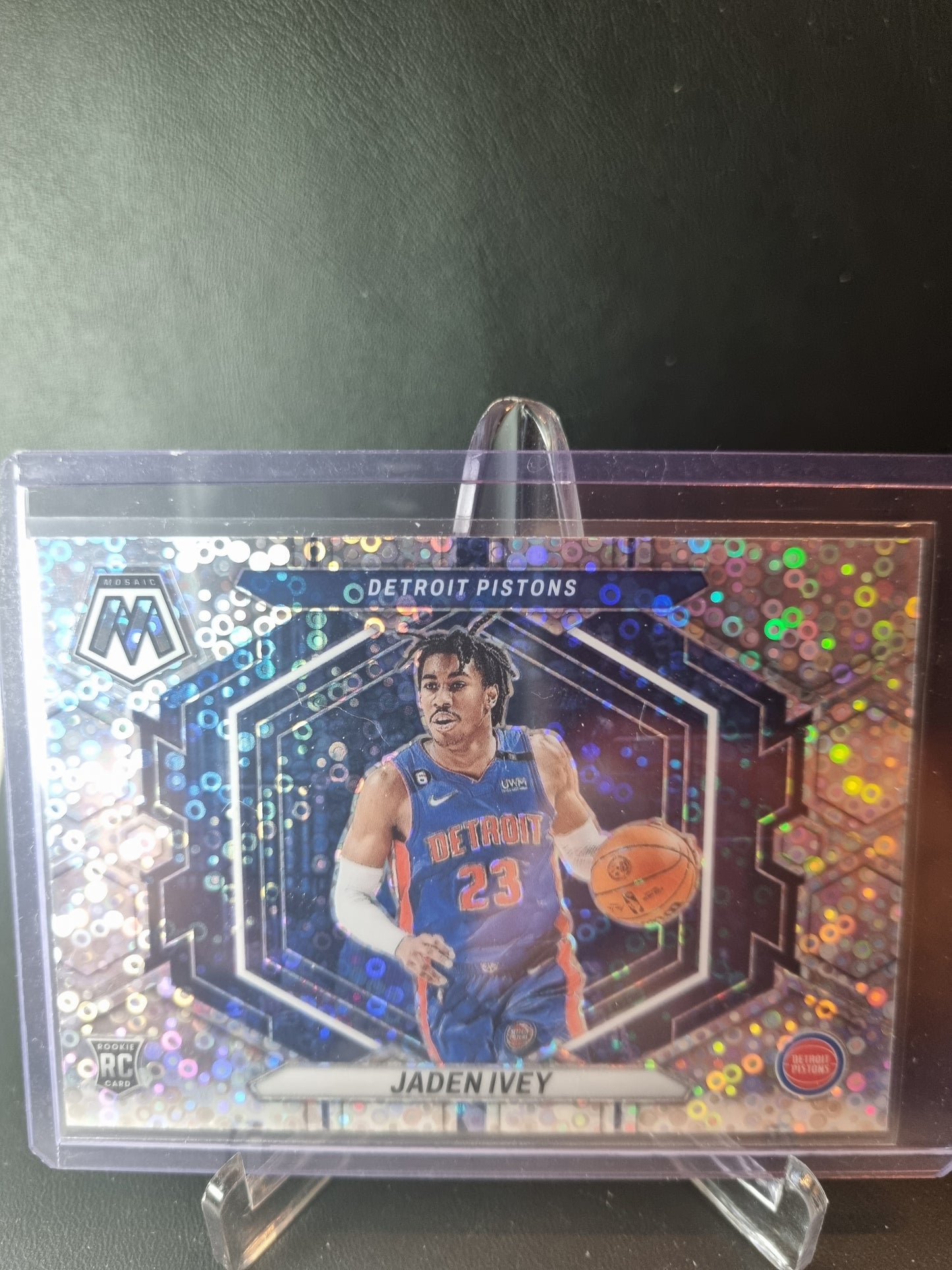 2022-23 Panini Mosaic Silver Prizm Fast Break Variation #216 Jaden Ivey Rookie Card