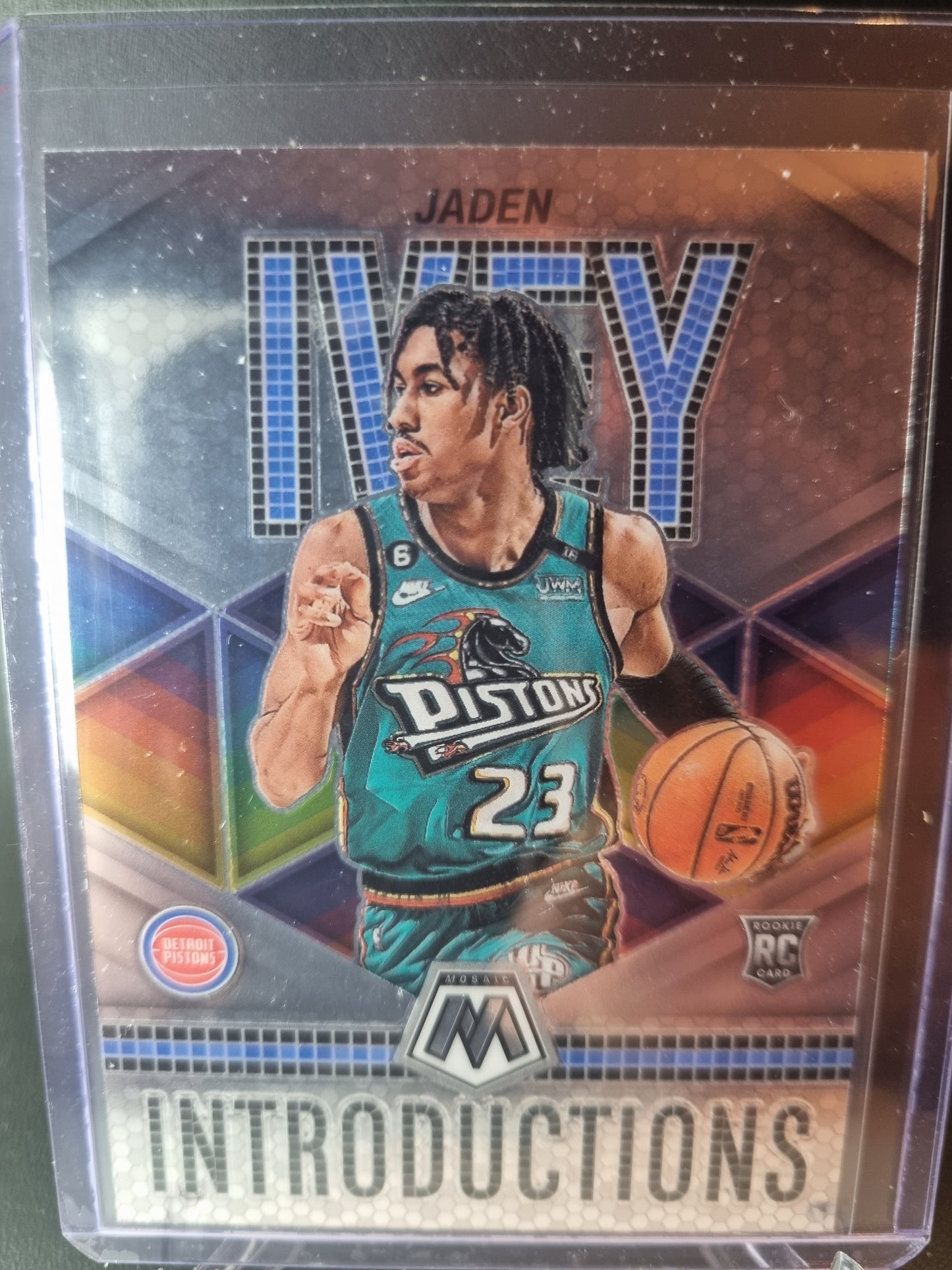 2022-23 Panini Mosaic Introductions #15 Jaden Ivey Rookie Card