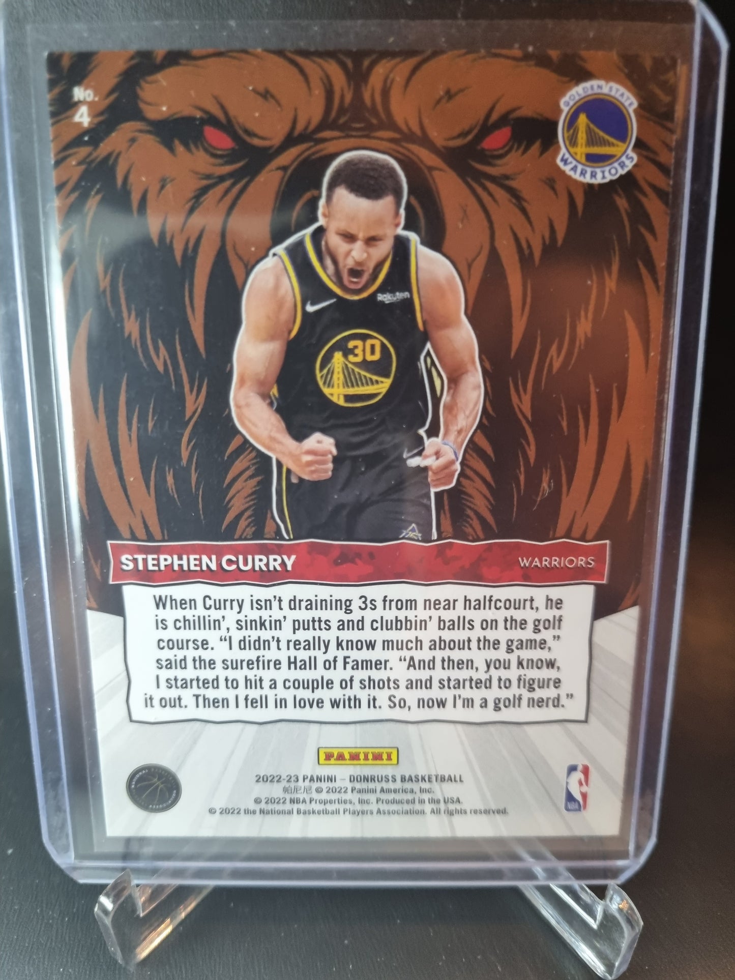 2022-23 Panini Donruss #4 Stephen Curry Unleashed