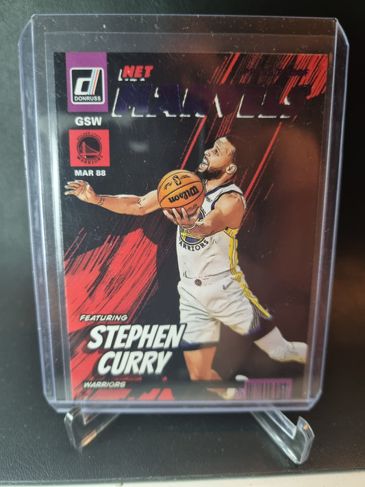 2022-23 Panini Donruss #4 Stephen Curry Net Marvels Purple