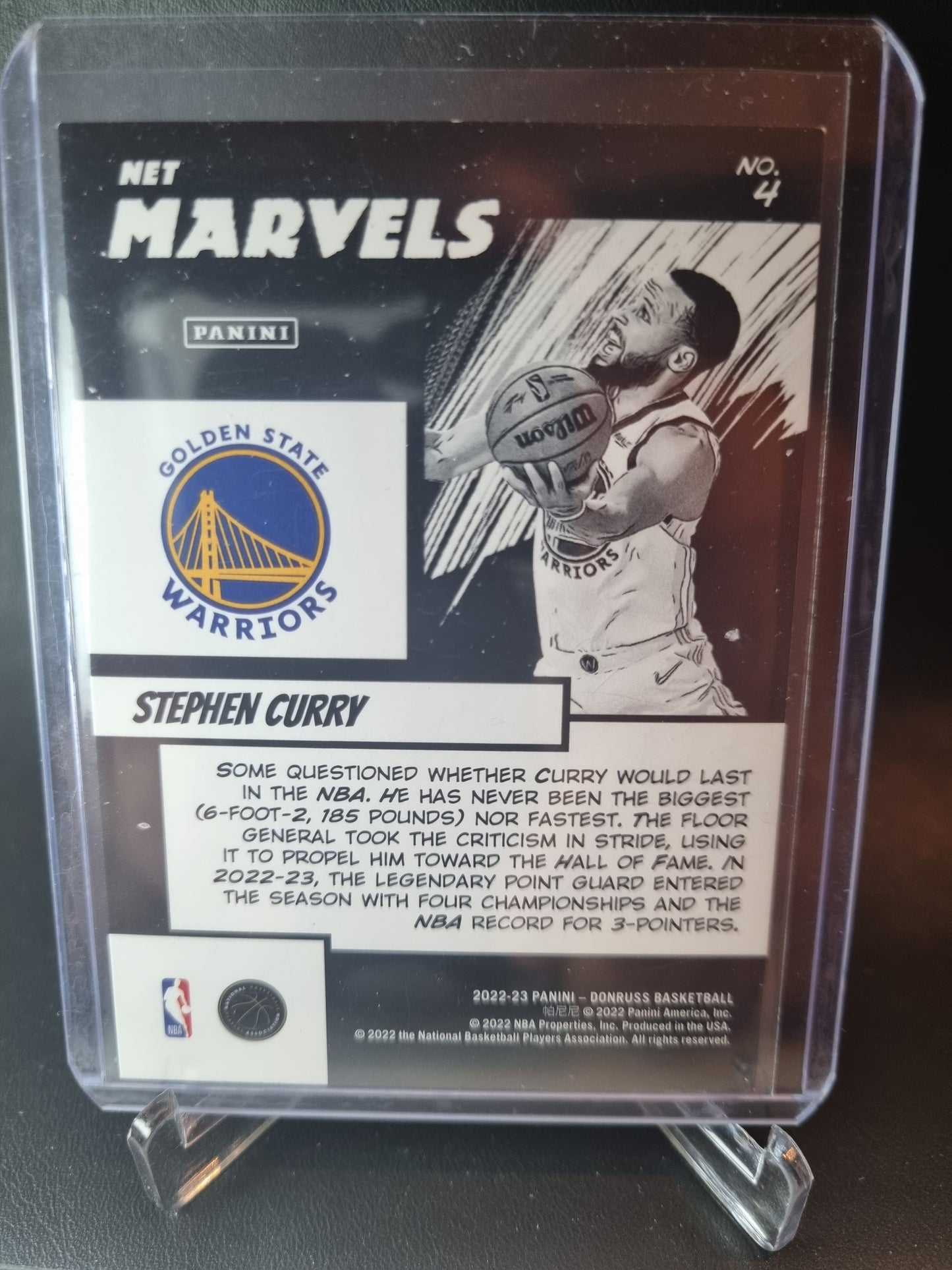 2022-23 Panini Donruss #4 Stephen Curry Net Marvels Purple