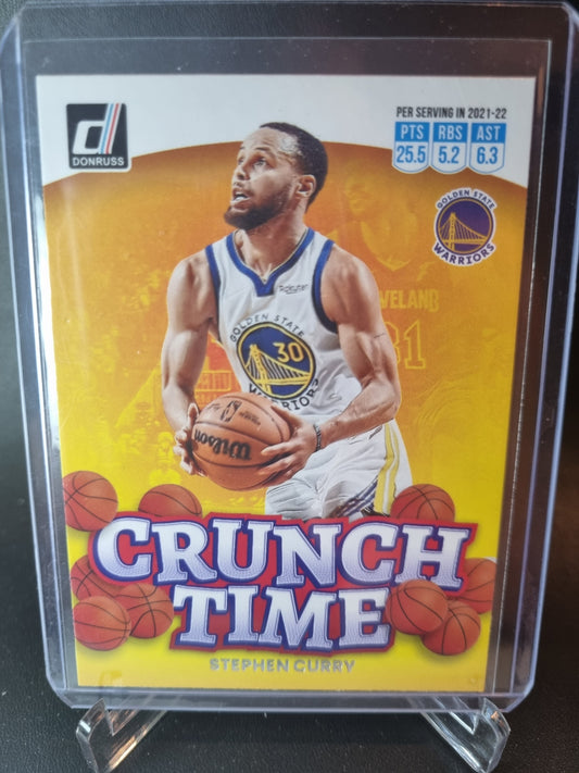 2022-23 Panini Donruss #4 Stephen Curry Crunch Time