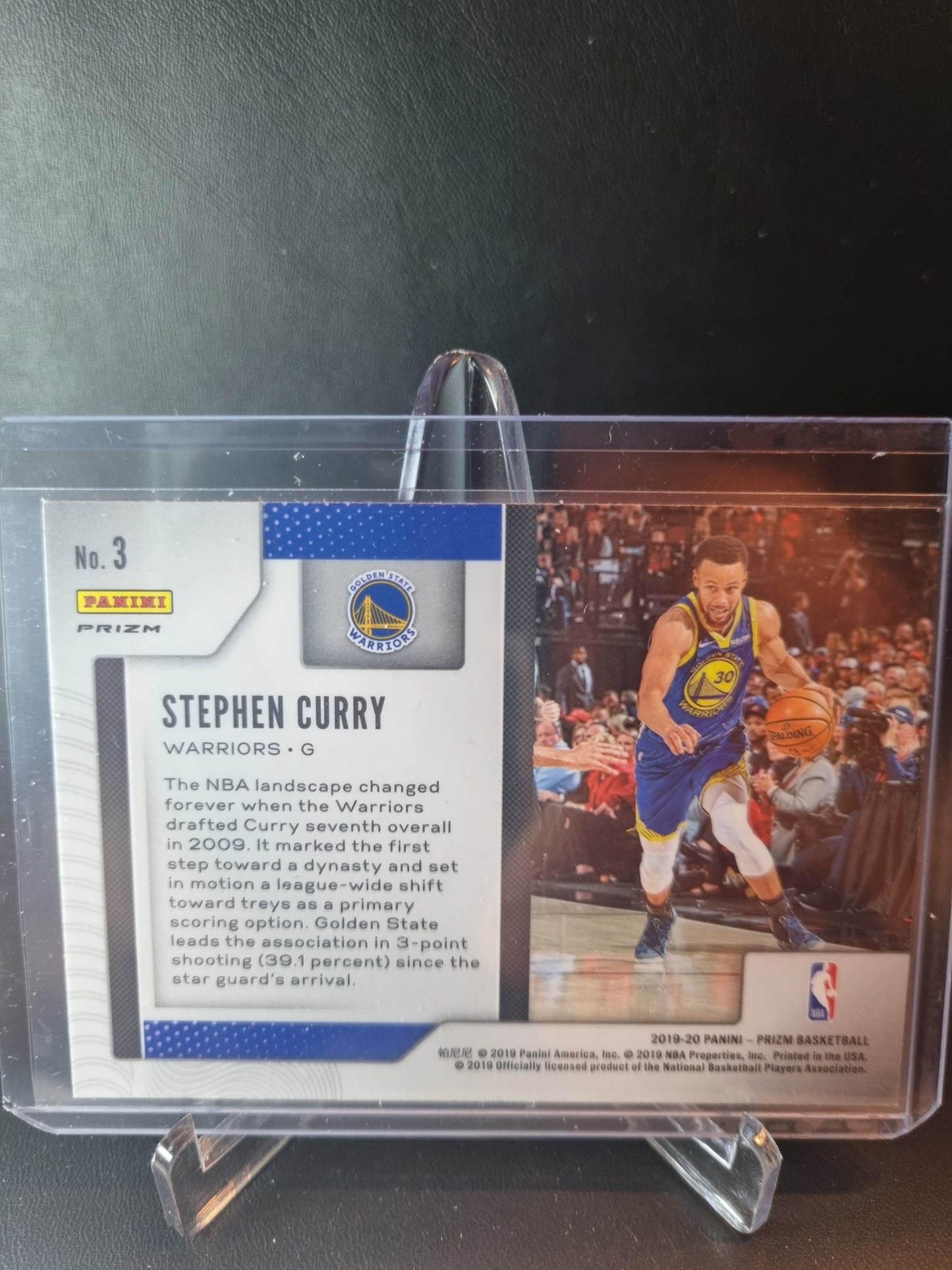 2019-20 Panini Prizm #3 Stephen Curry Fastbreak Variation