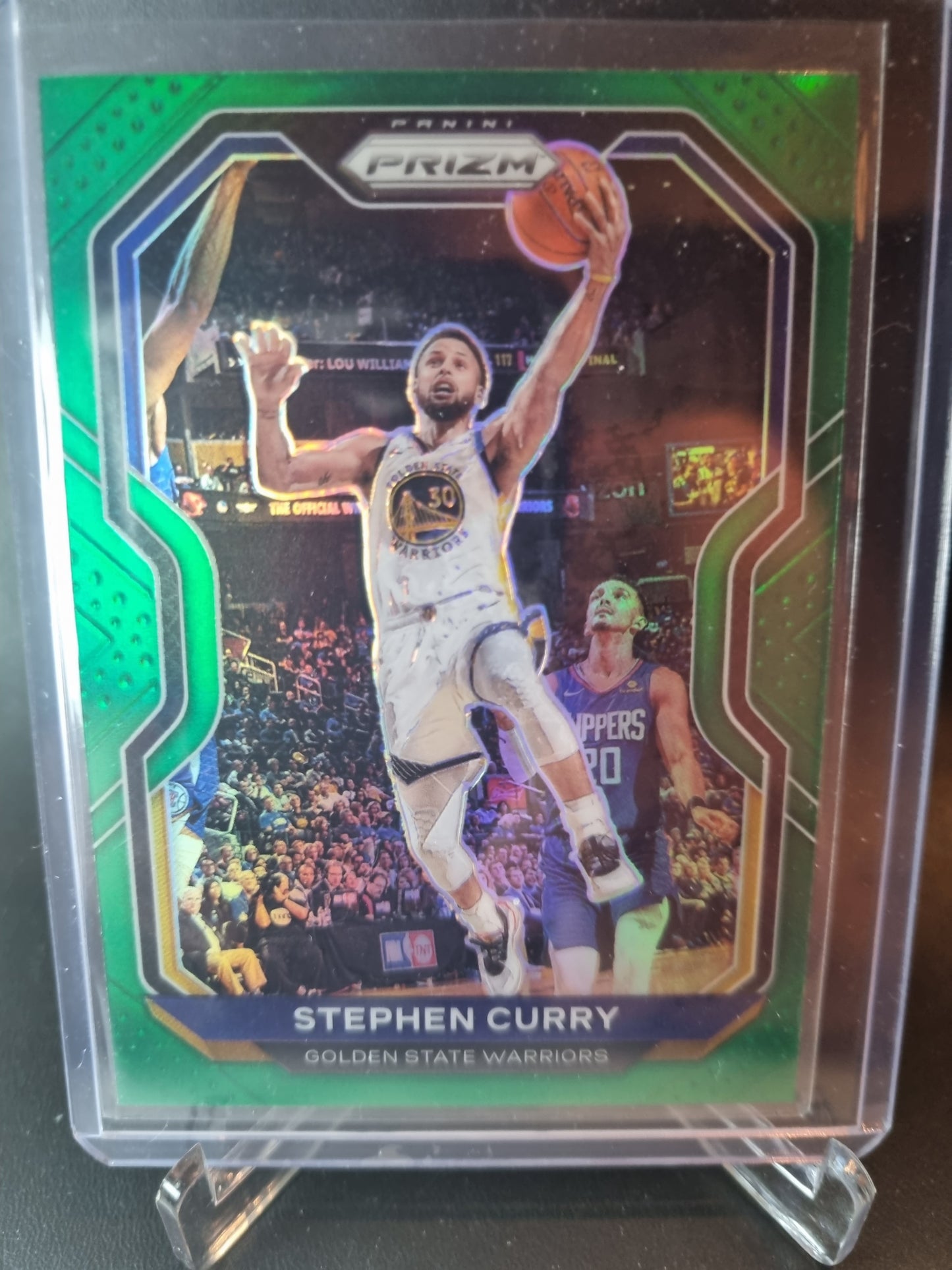 2020-21 Panini Prizm  #159 Stephen Curry Green