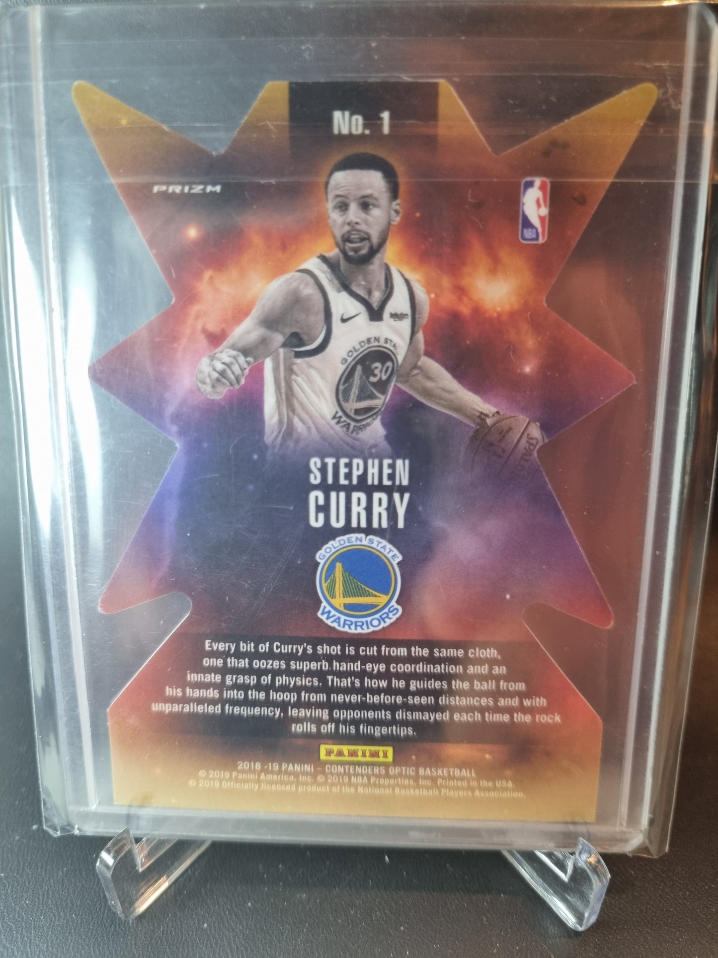 2018-19 Contenders Optic #1 Stephen Curry Superstars Die Cut