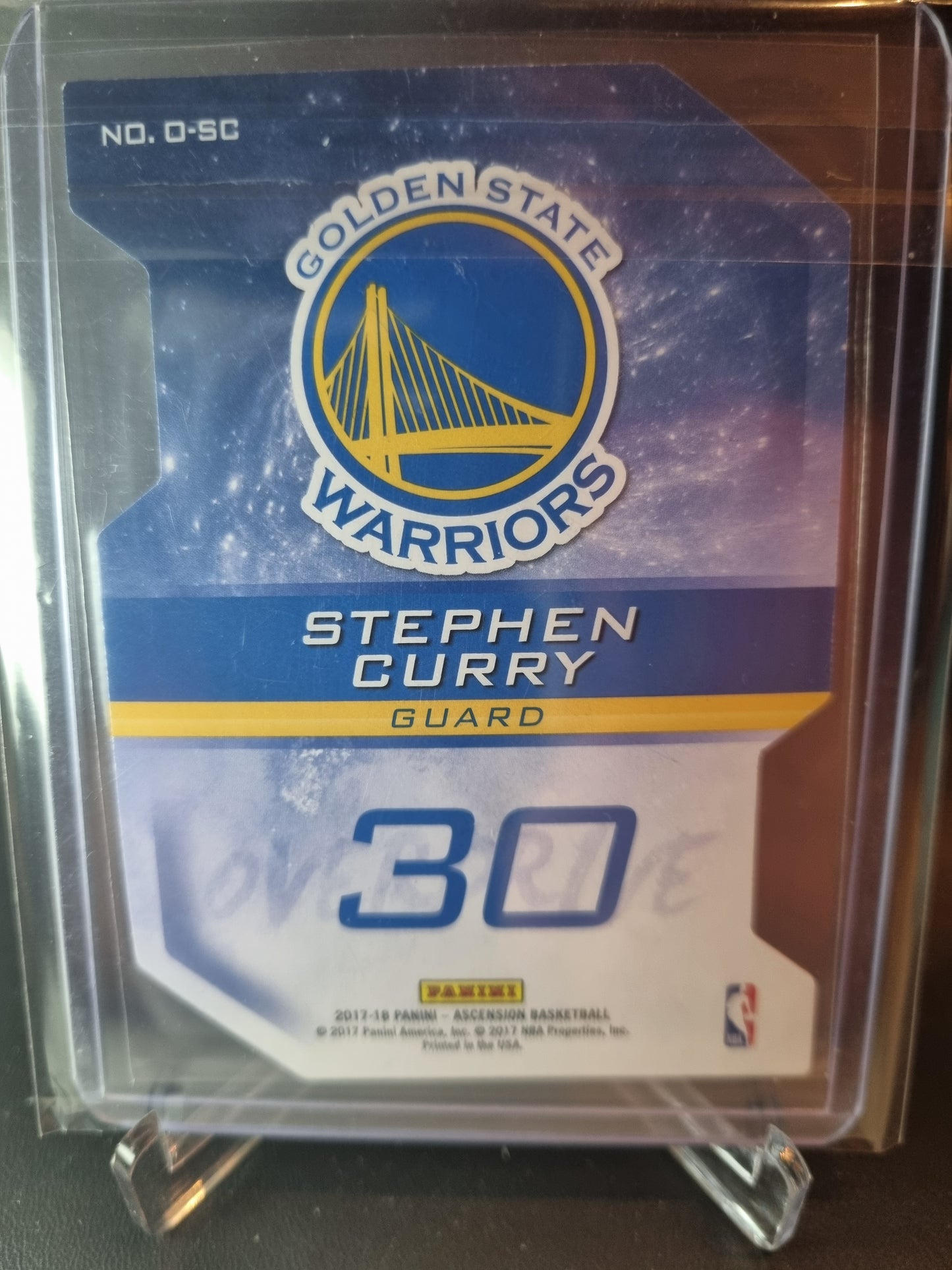 2017-18 Ascension #O-SC Stephen Curry Overdrive Die Cut