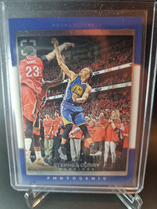 2021-22 Panini Photogenic #7 Stephen Curry Unforgettable Silver