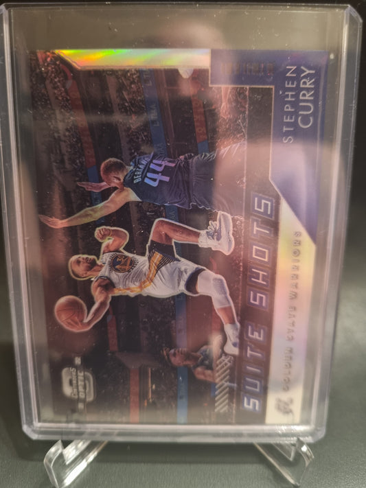 2021-22 Panini Contenders #14 Stephen Curry Suite Shots Silver