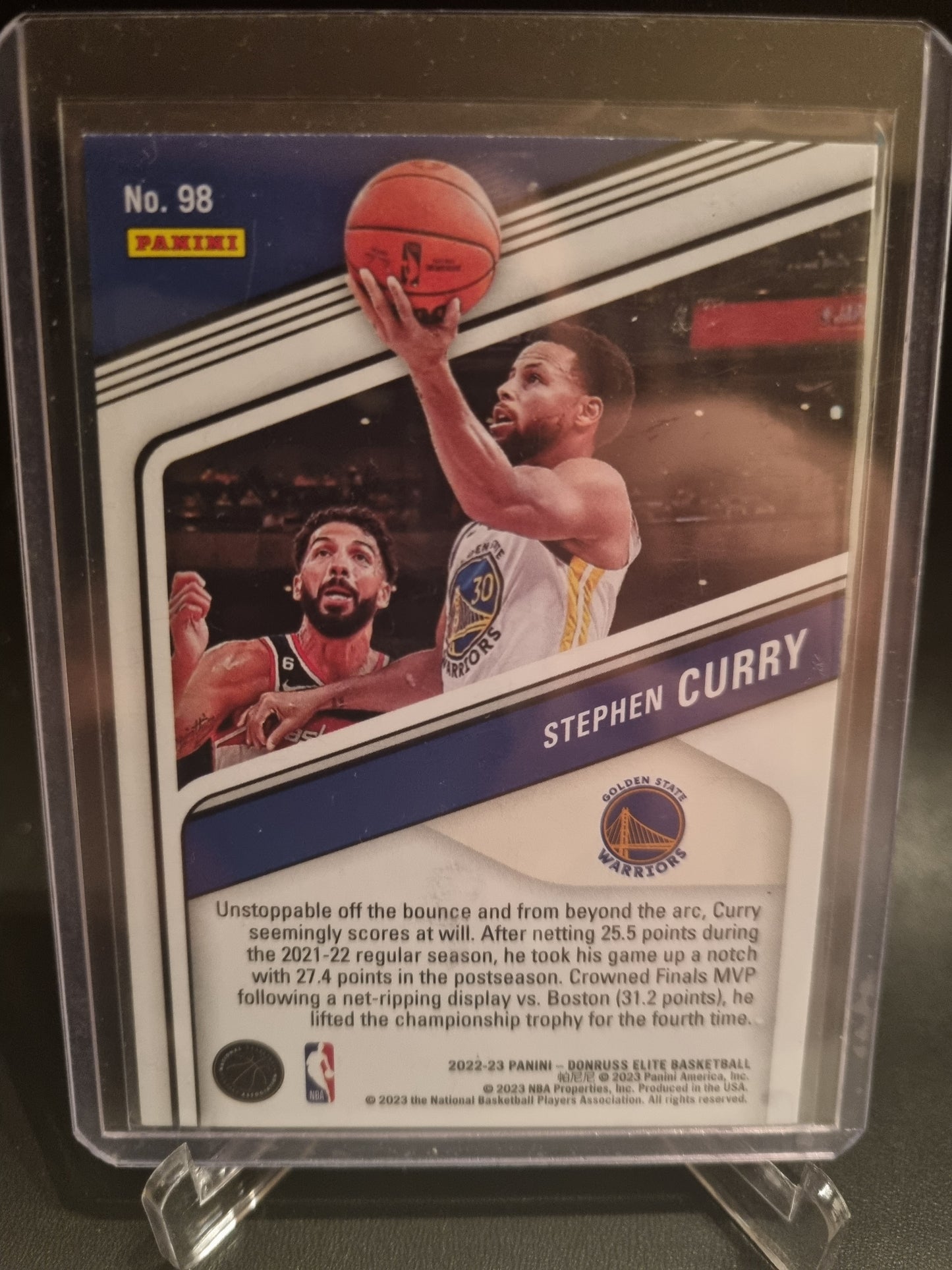 2022-23 Panini Donruss #98 Stephen Curry Elite