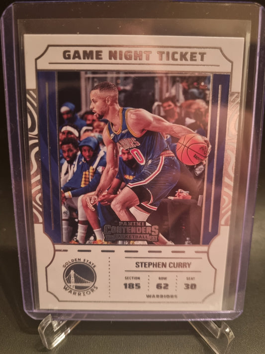 2022-23 Panini Contenders #5 Stephen Curry Game Night Ticket