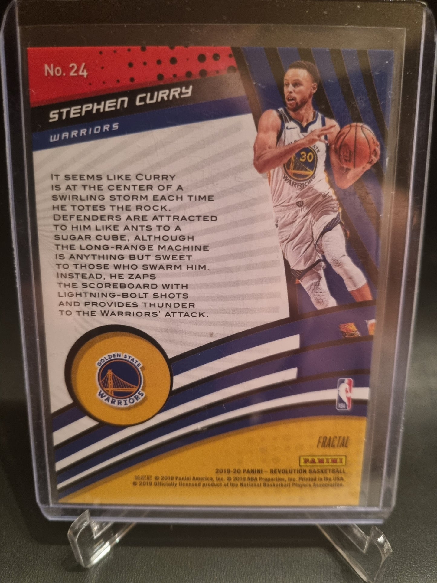 2019-20 Panini Revolution #24 Stephen Curry