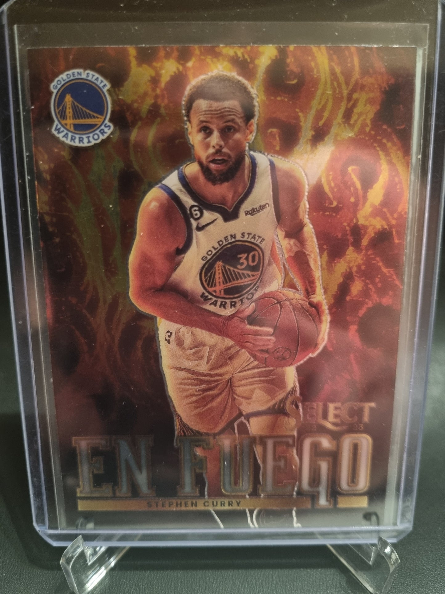 2022-23 Panini Select #3 Stephen Curry En Fuego