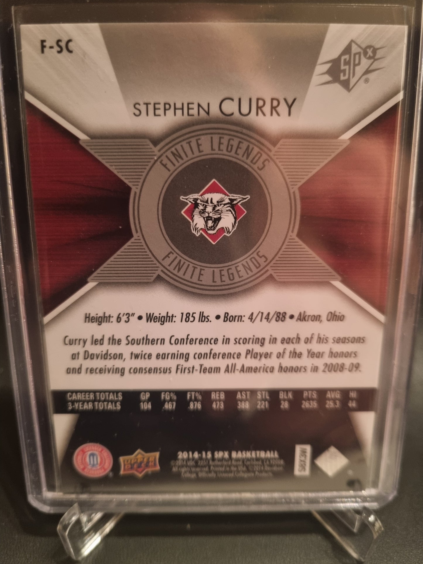 2015-16 SPX #F-SC Stephen Curry 399/799