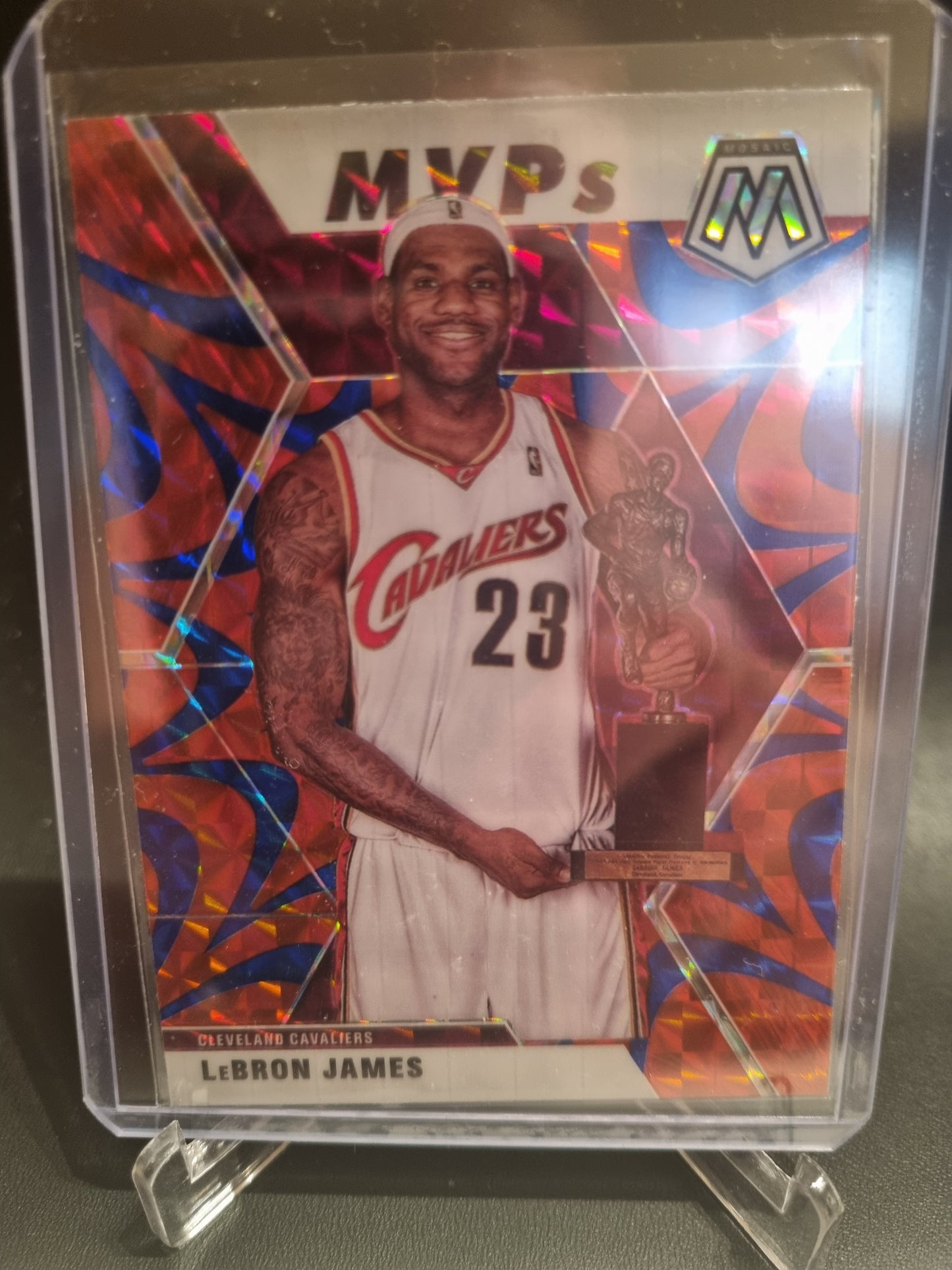 2019-20 Panini Mosaic #298 Lebron James MVPS