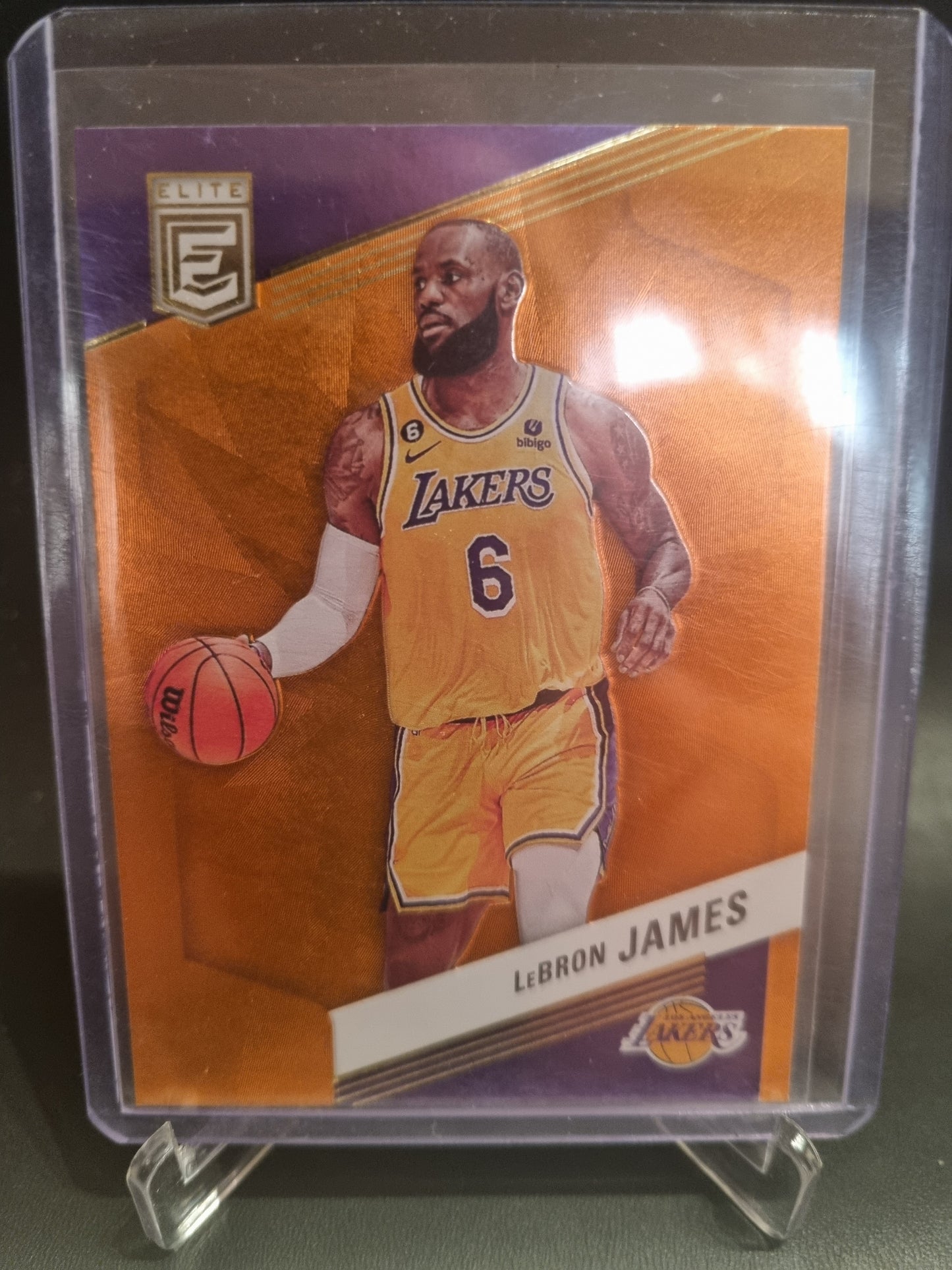 2022-23 Panini Donruss #122 Lebron James Elite Orange