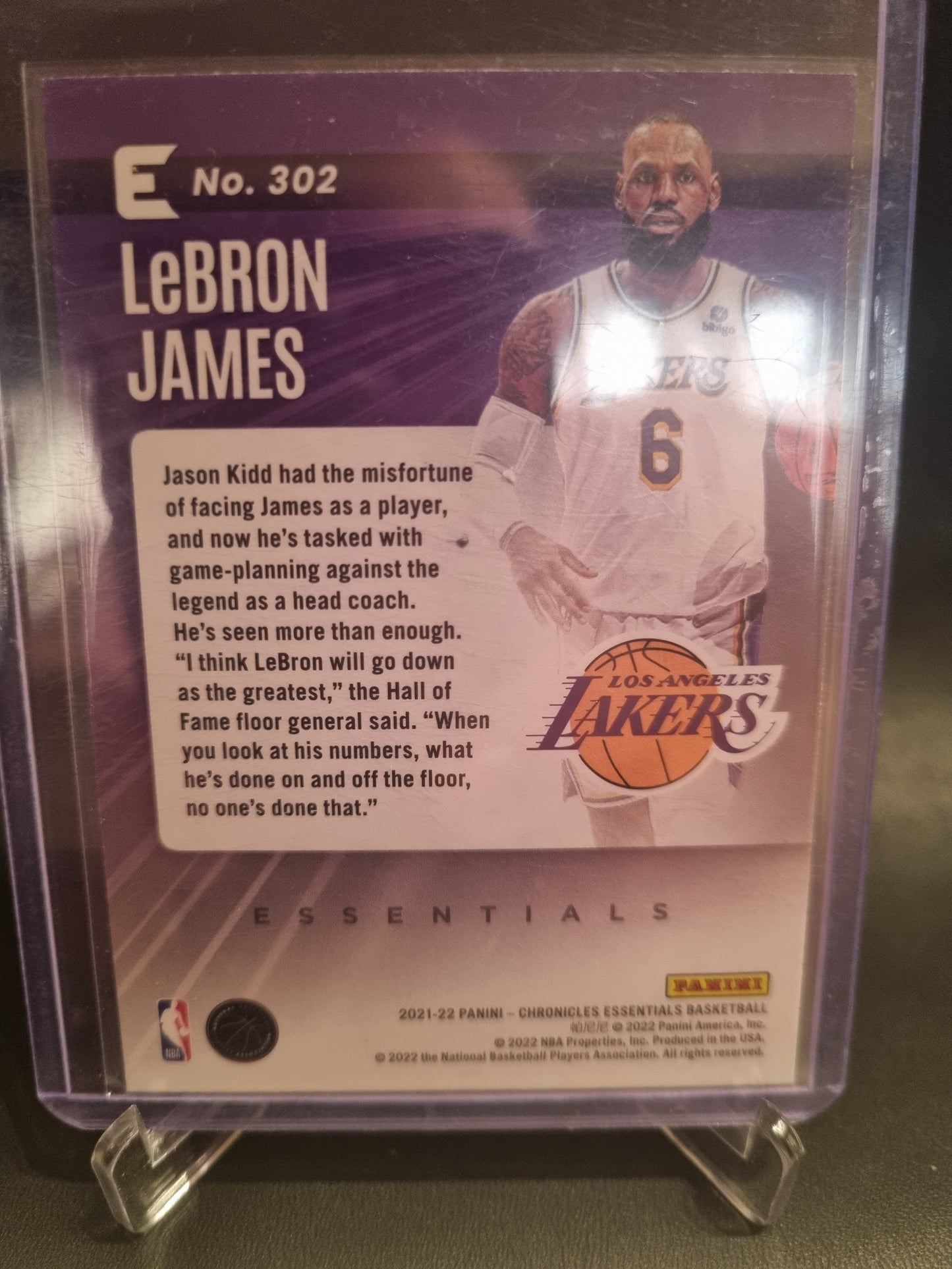 2022-23 Panini Chronicles #302 Lebron James Essentials