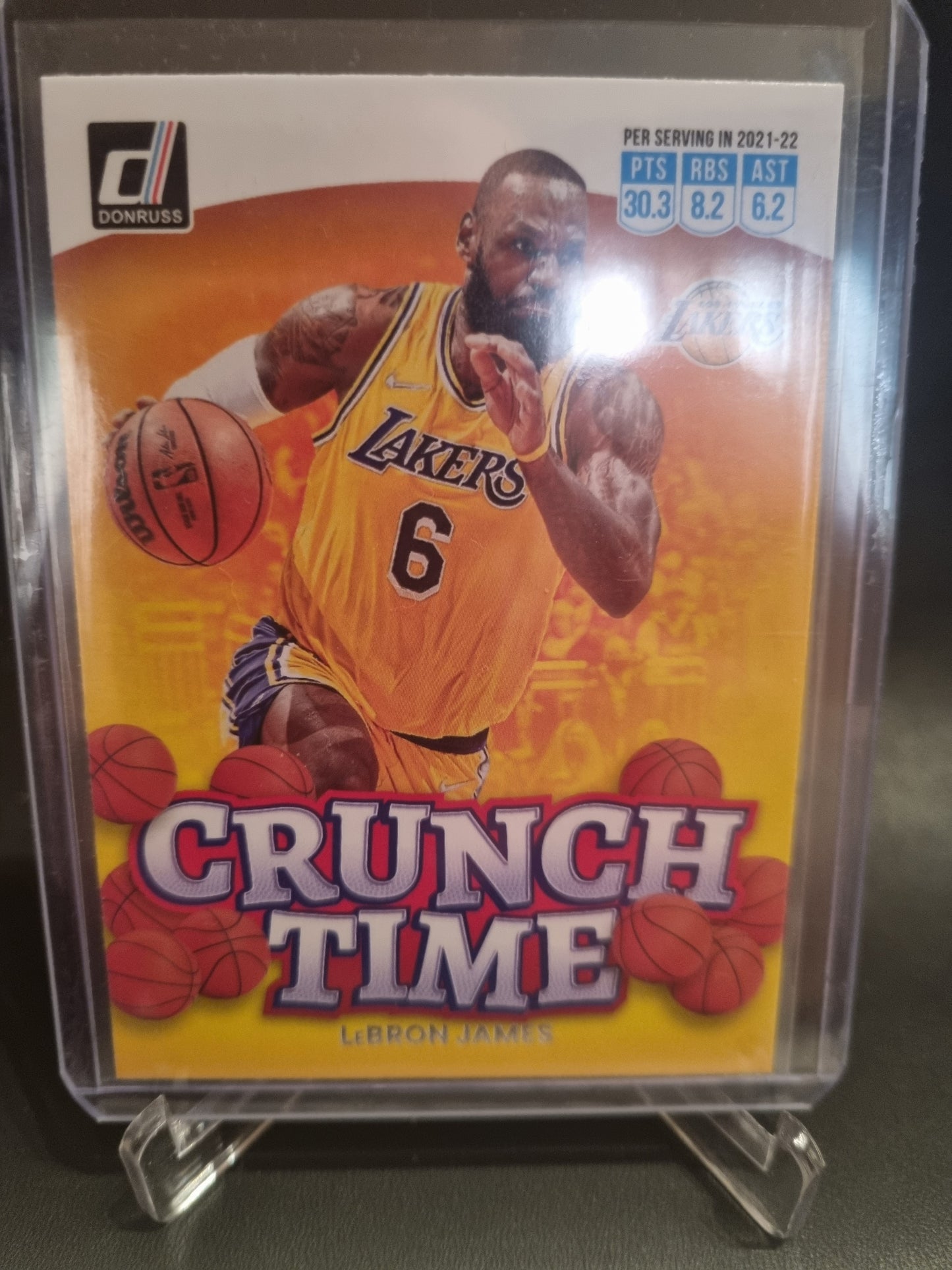 2022-23 Panini Donruss #10 Lebron James Crunch Time