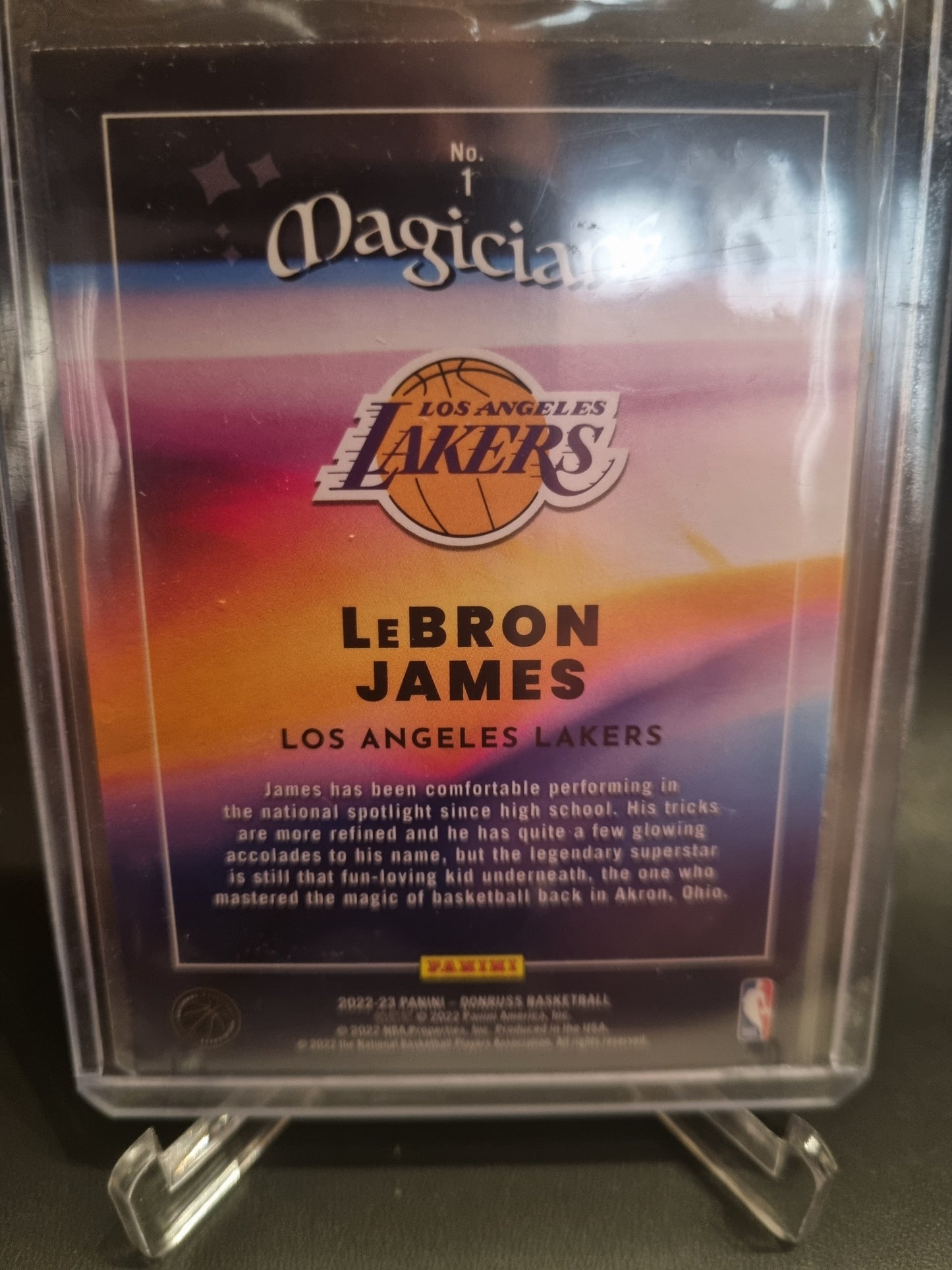 2022-23 Panini Donruss #1 Lebron James Magicians