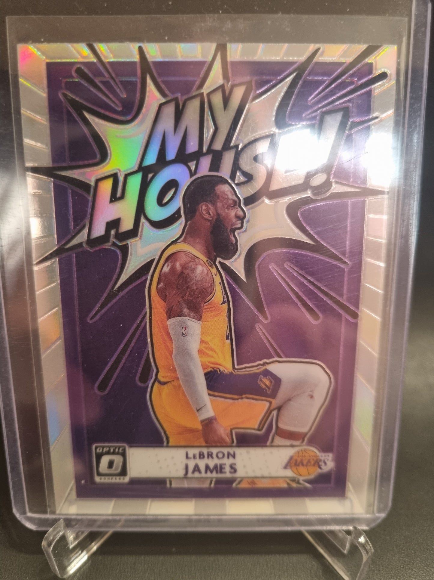 2020-21 Panini Donruss Optic #4 Lebron James My House Prizm