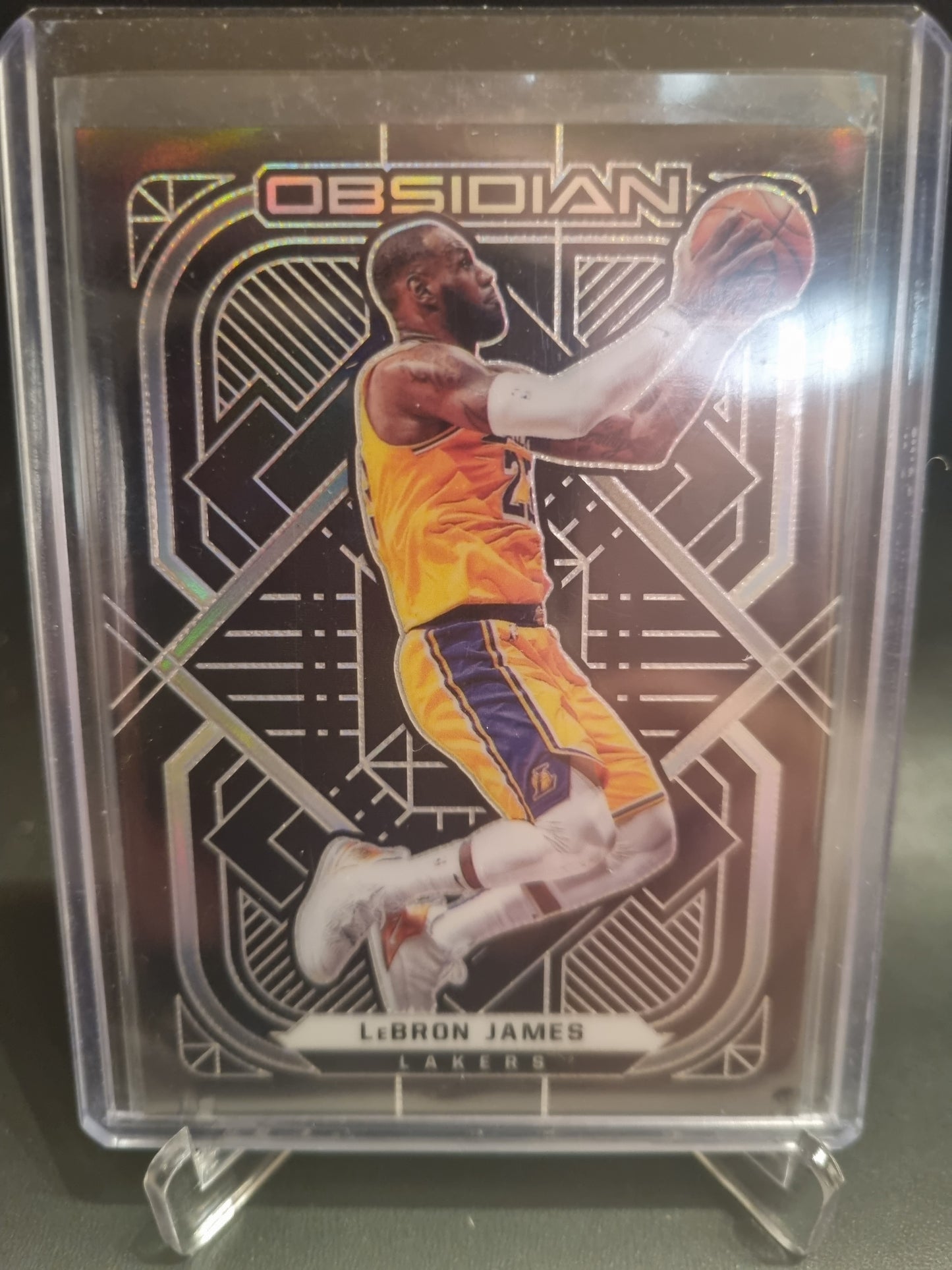 2020-21 Panini Obsidian #49 Lebron James