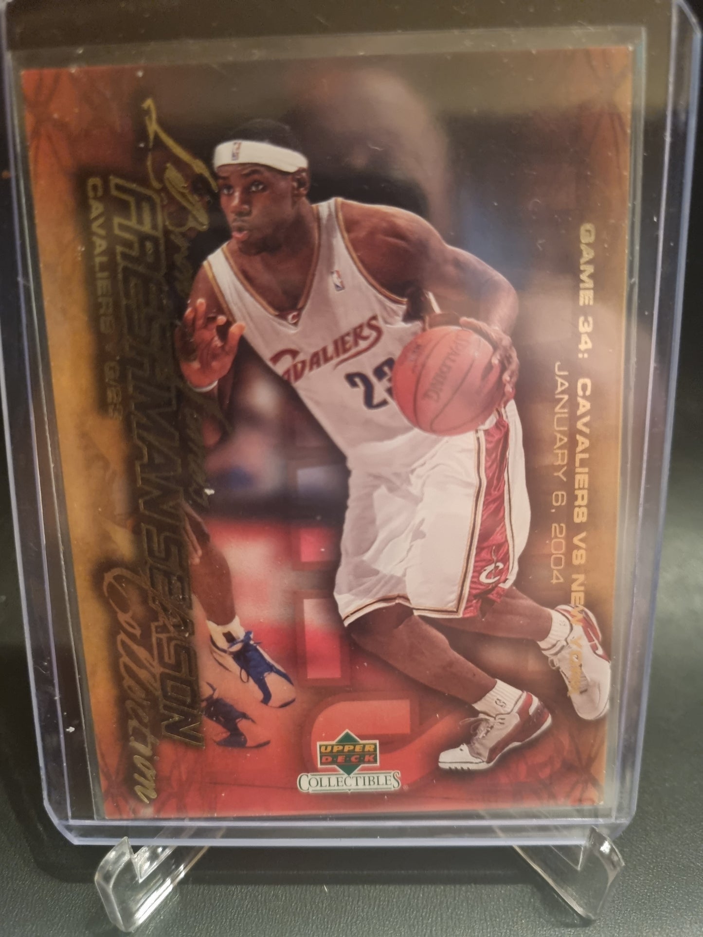 2004 Upper Deck #36 Lebron James Rookie Card Freshman Season