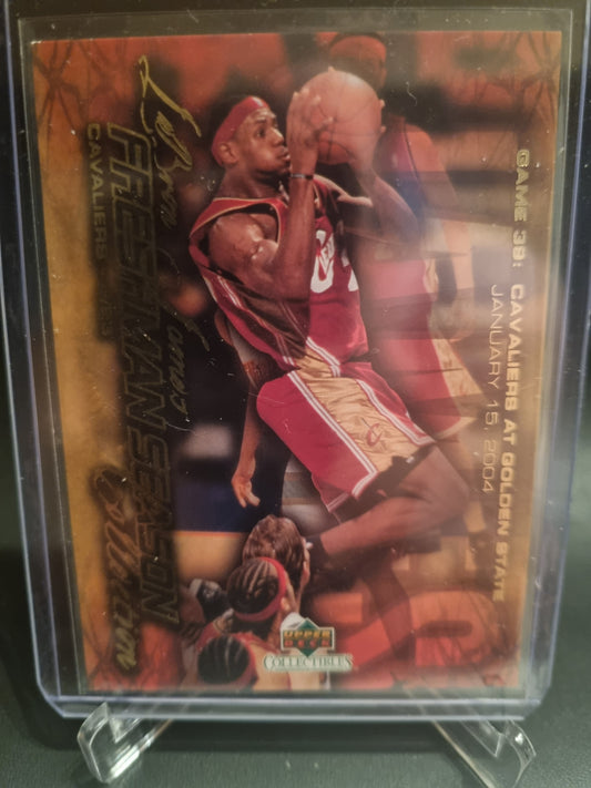 2004 Upper Deck #41 Lebron James Rookie Card Freshman Season