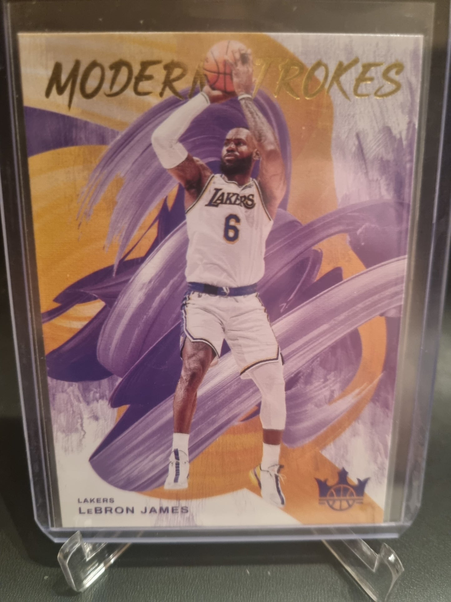 2021-22 Panini Court Kings #15 Lebron James Modern Strokes