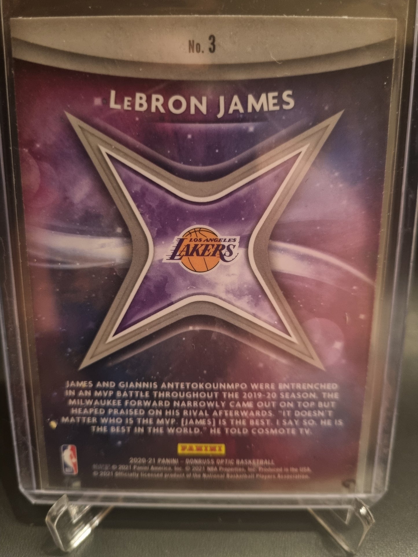 2020-21 Panini Donruss Optic #3 Lebron James Star Gazing