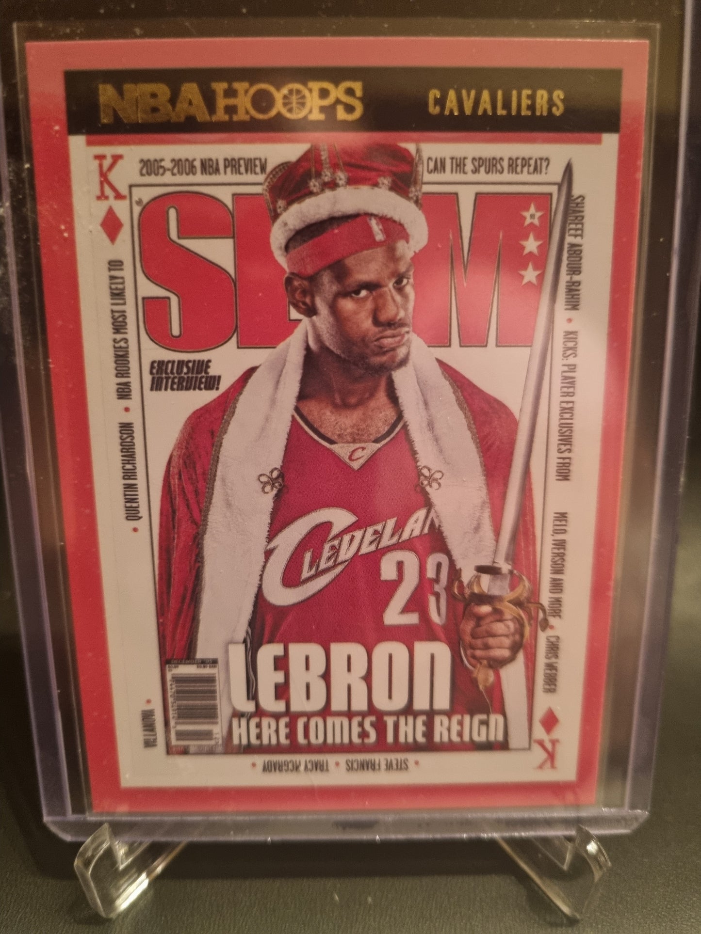 2021-22 Panini Hoops Slam#93 Lebron James Slam