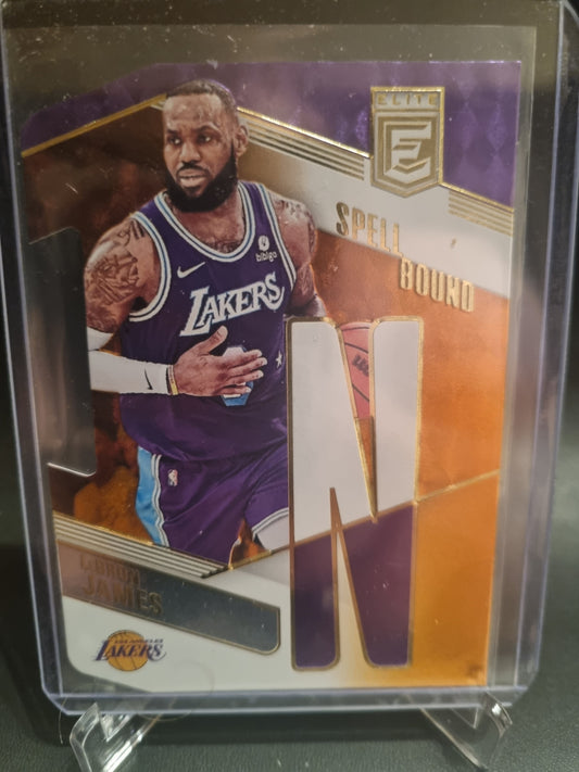 2022-23 Panini Donruss Elite #6 Lebron James Orange Die Cut N