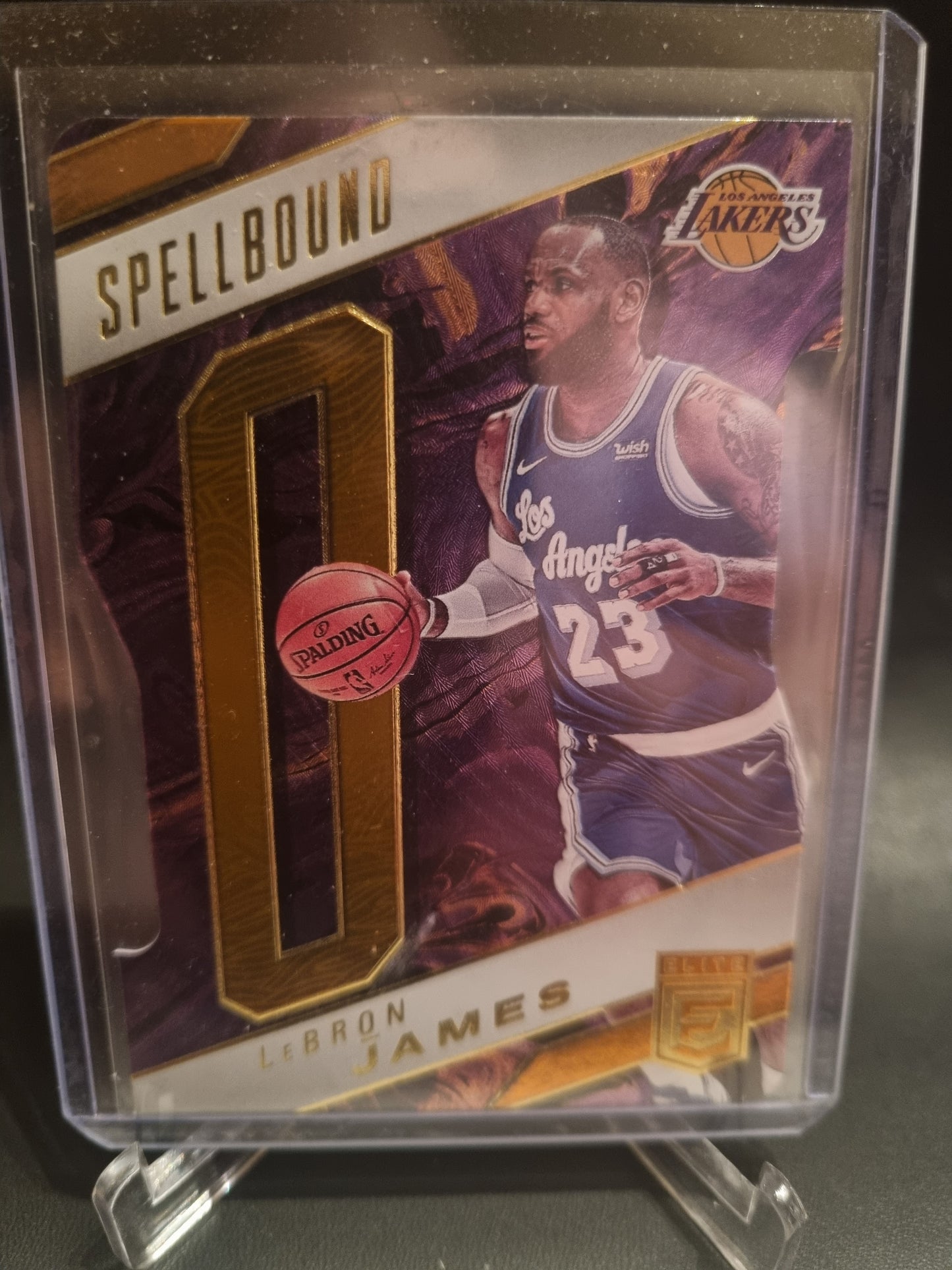 2022-23 Panini Donruss Elite #5 Lebron James Orange Die Cut O