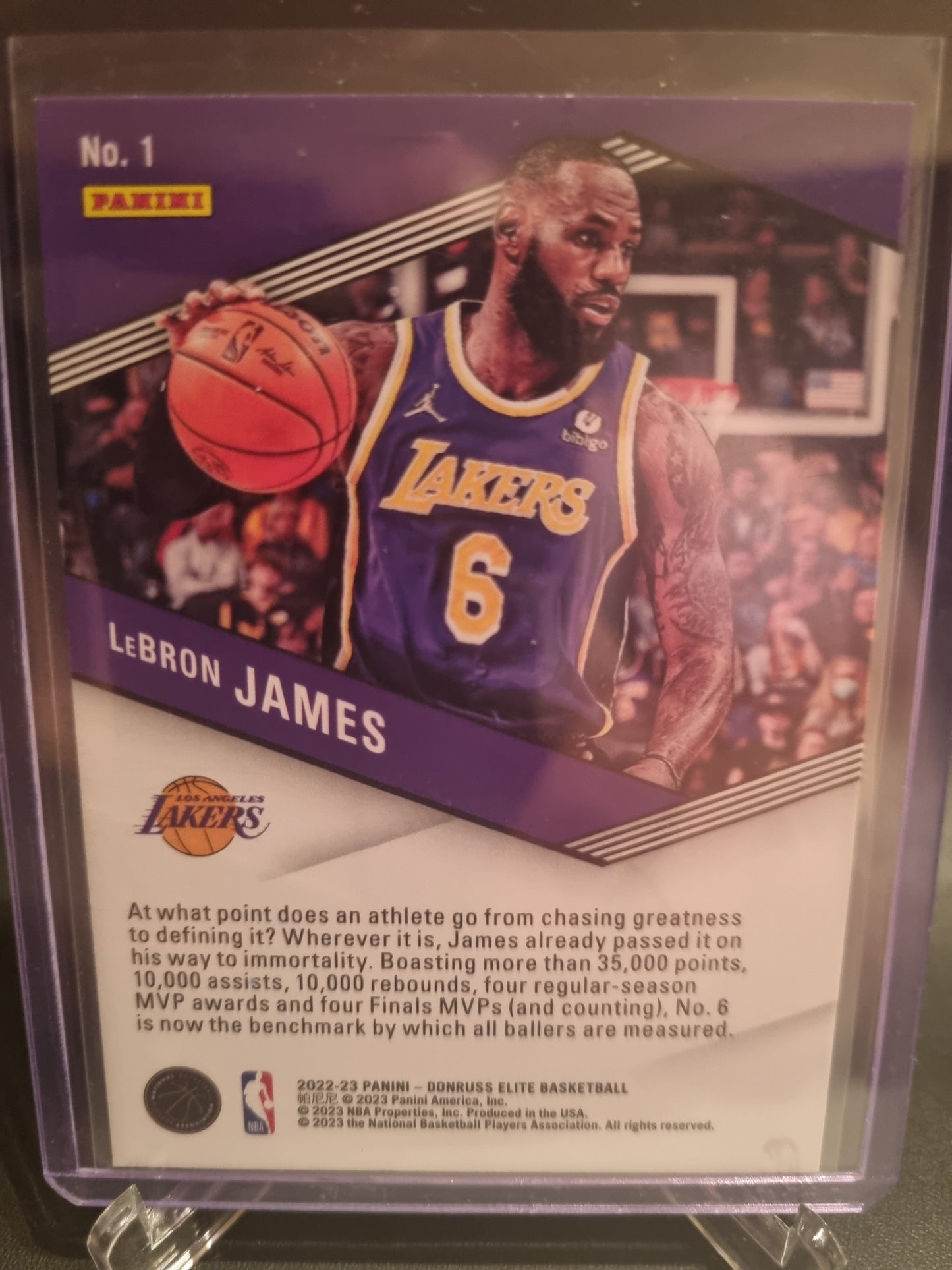2022-23 Panini Donruss Elite #1 Lebron James L