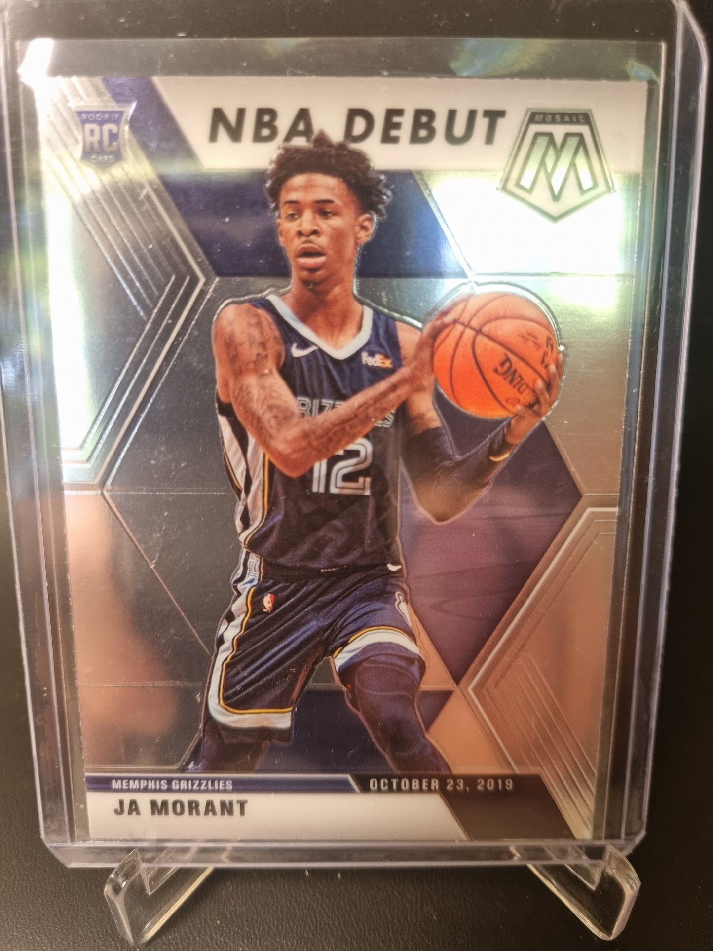 2019-20 Panini Mosaic #274 JA Morant Rookie Card NBA Debut