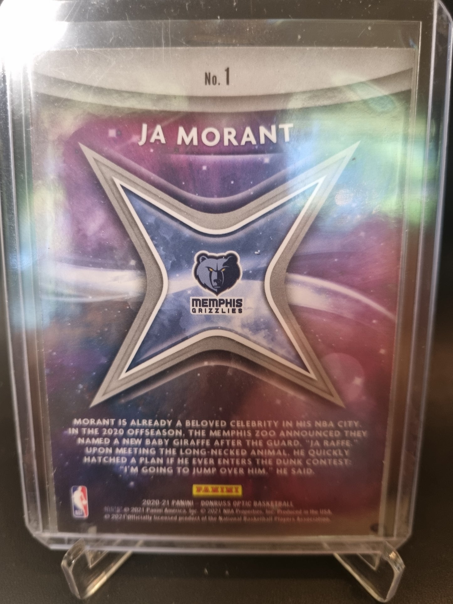 2020-21 Panini Donruss Optic #1 JA Morant Star Gazing