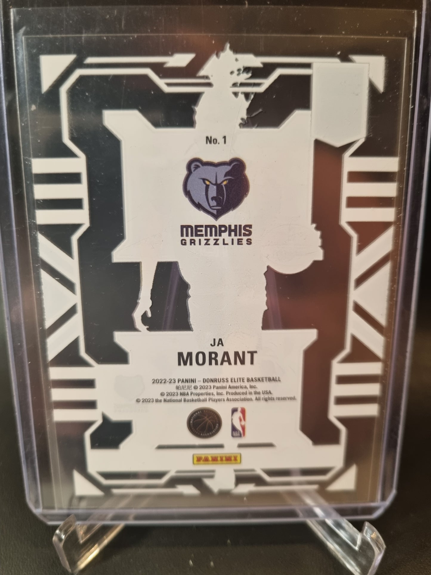 2022-23 Panini Donruss Elite #1 JA Morant Clarity