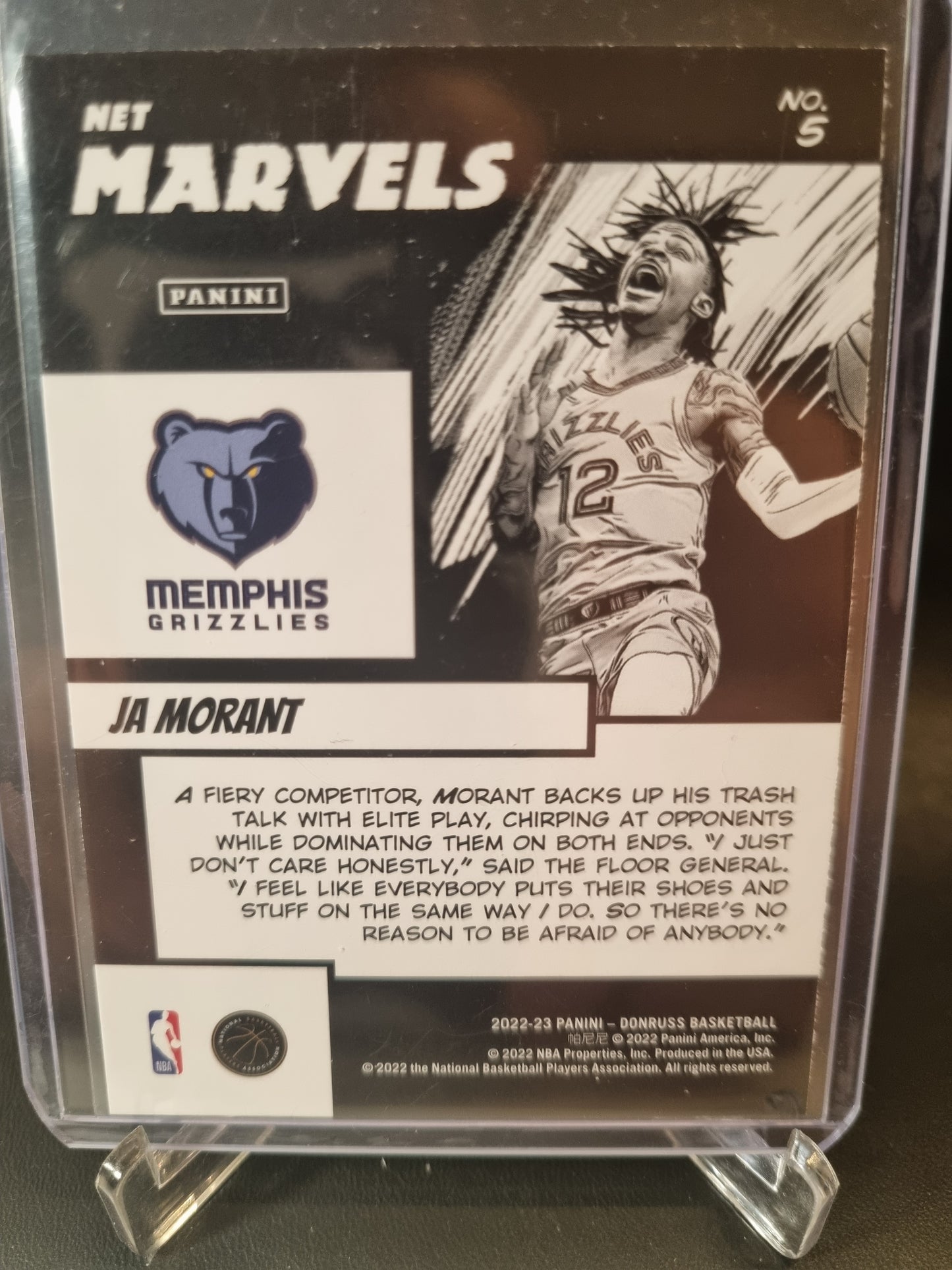 2022-23 Panini Donruss #5 JA Morant Net Marvels