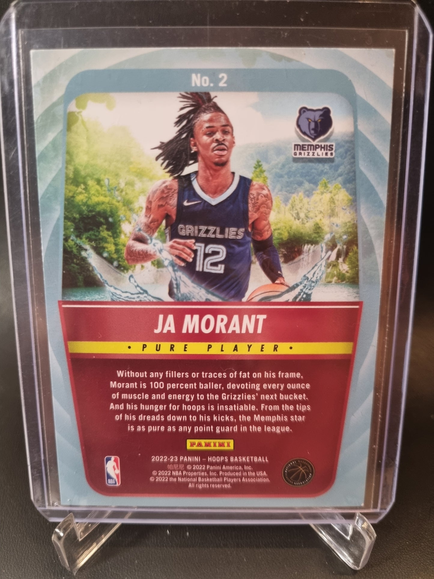 2022-23 Panini Hoops #2 JA Morant Pure Players