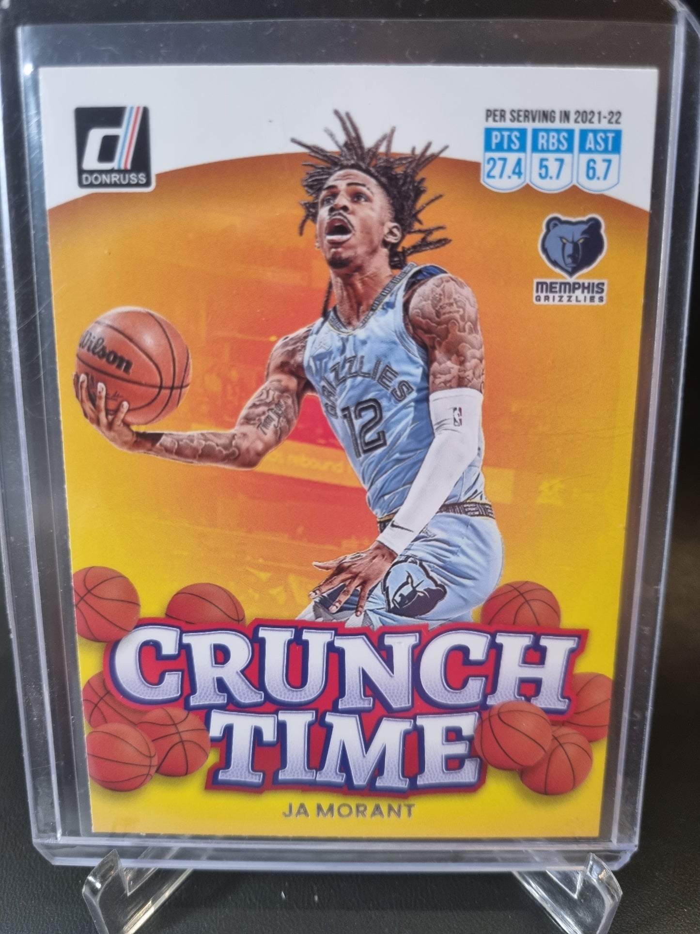 2022-23 Panini Donruss #15 JA Morant Crunch Time